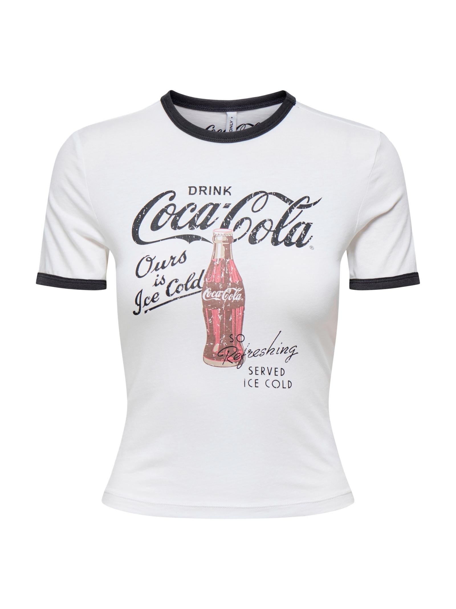 T-shirt Only Coca Cola Bianco maniche corte 15355835 /Refreshing Cloud Dancer ONLY
