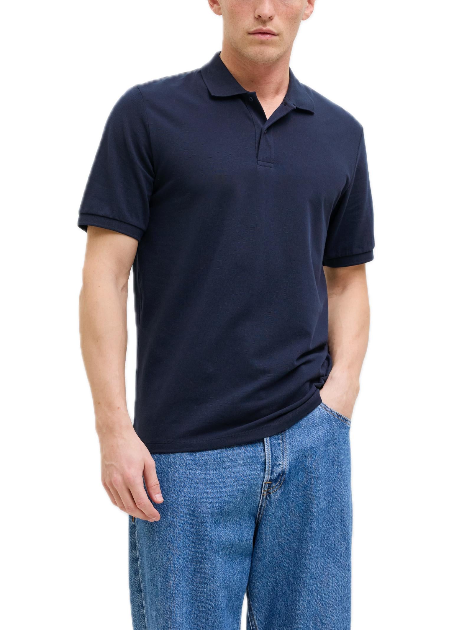Polo Jack & Jones Blu Kane 12270150 /Sky Captain JACK & JONES