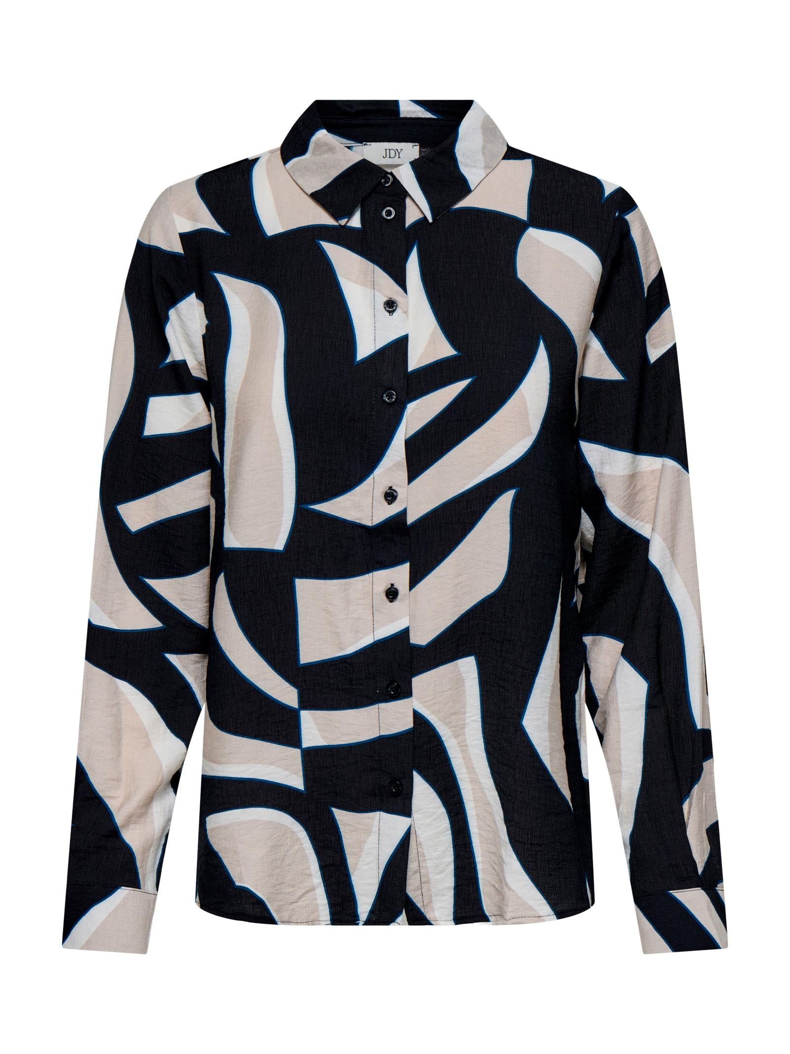 Camicia Jacqueline De Yong Celina Nero stampa 15354240 /Tapioca Black JDY