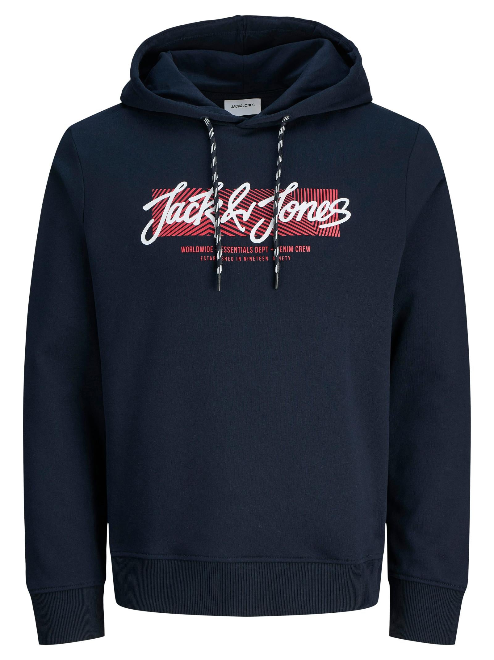 Felpa Jack & Jones Urban Blu cappuccio 12279115 /Sky Captain JACK & JONES