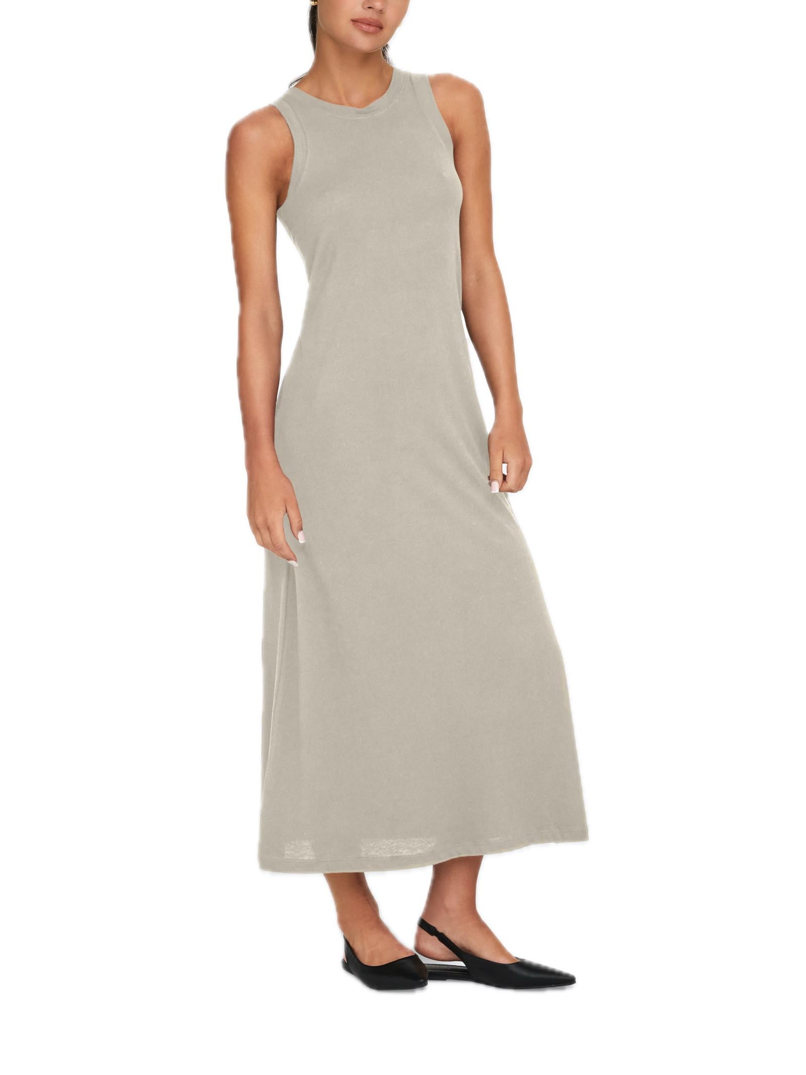 Abito Only Beige May lungo 15287819 /Silver Lining ONLY