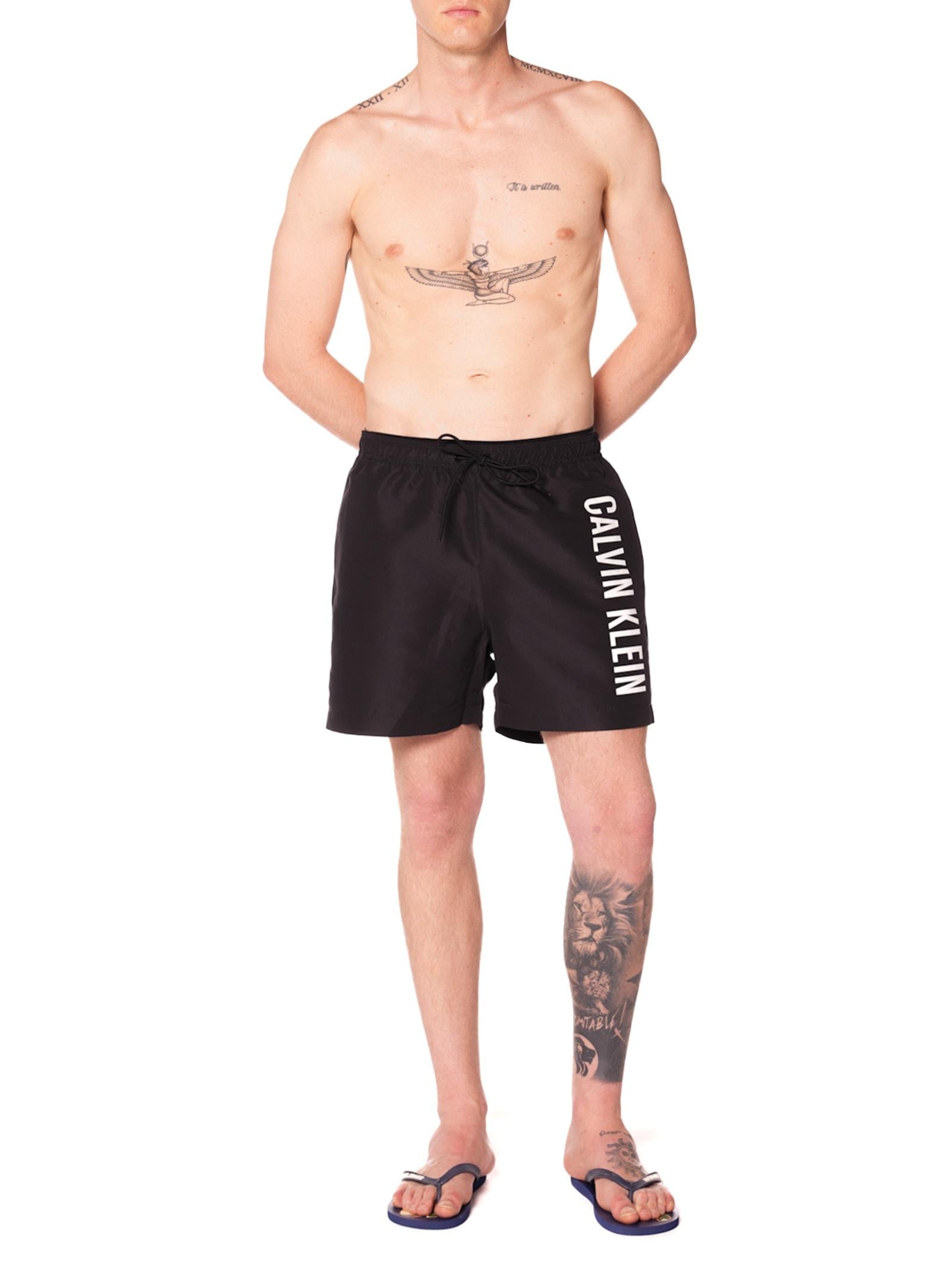 Costume Calvin Klein Drawstring Nero boxer KM01092 BEH CALVIN KLEIN JEANS