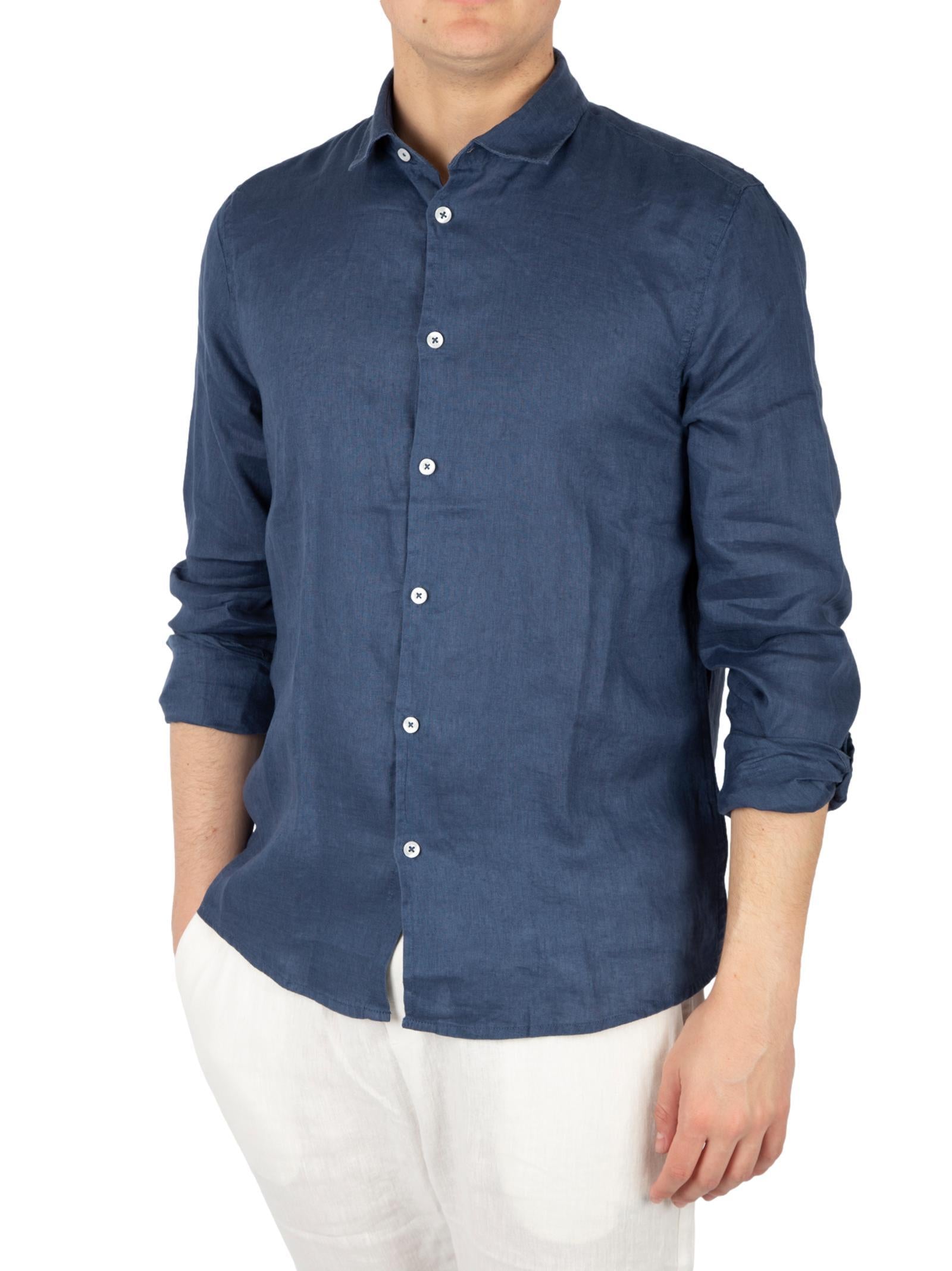 Camicia Seinse Indaco in lino CE985 INDACO SEINSE