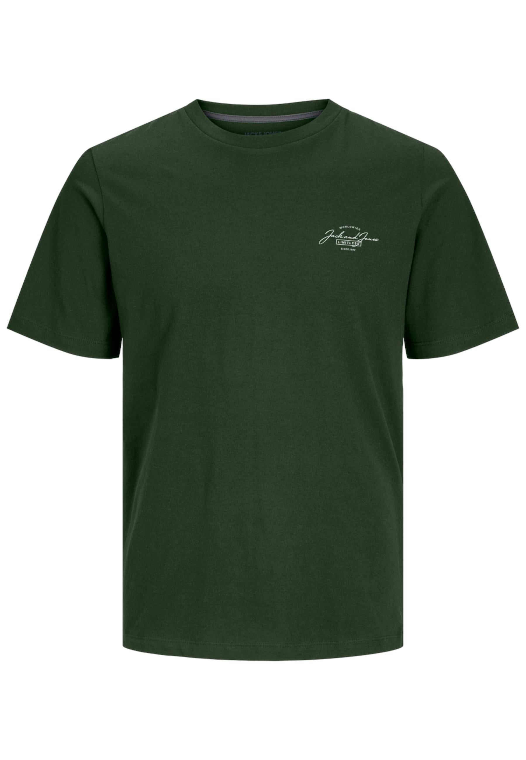 T-Shirt Jack & Jones Verde manica corta 12256799 /Small Kombu Green JACK & JONES