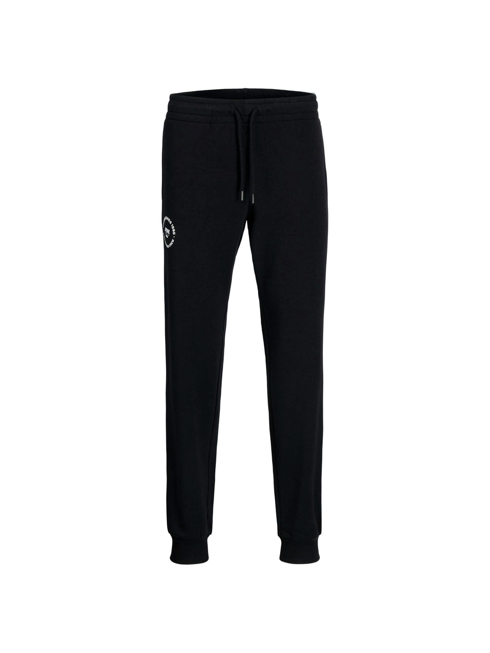 Pantalone Jack & Jones Gordon Nero con polsini 12268442 /Black JACK & JONES
