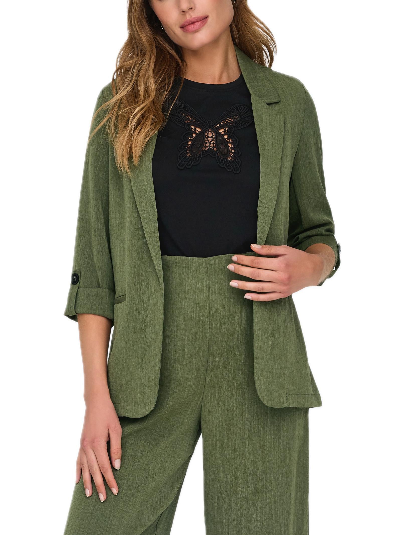 Blazer Only Marsa Verde con manica 3/4 15308084 /Kalamata ONLY