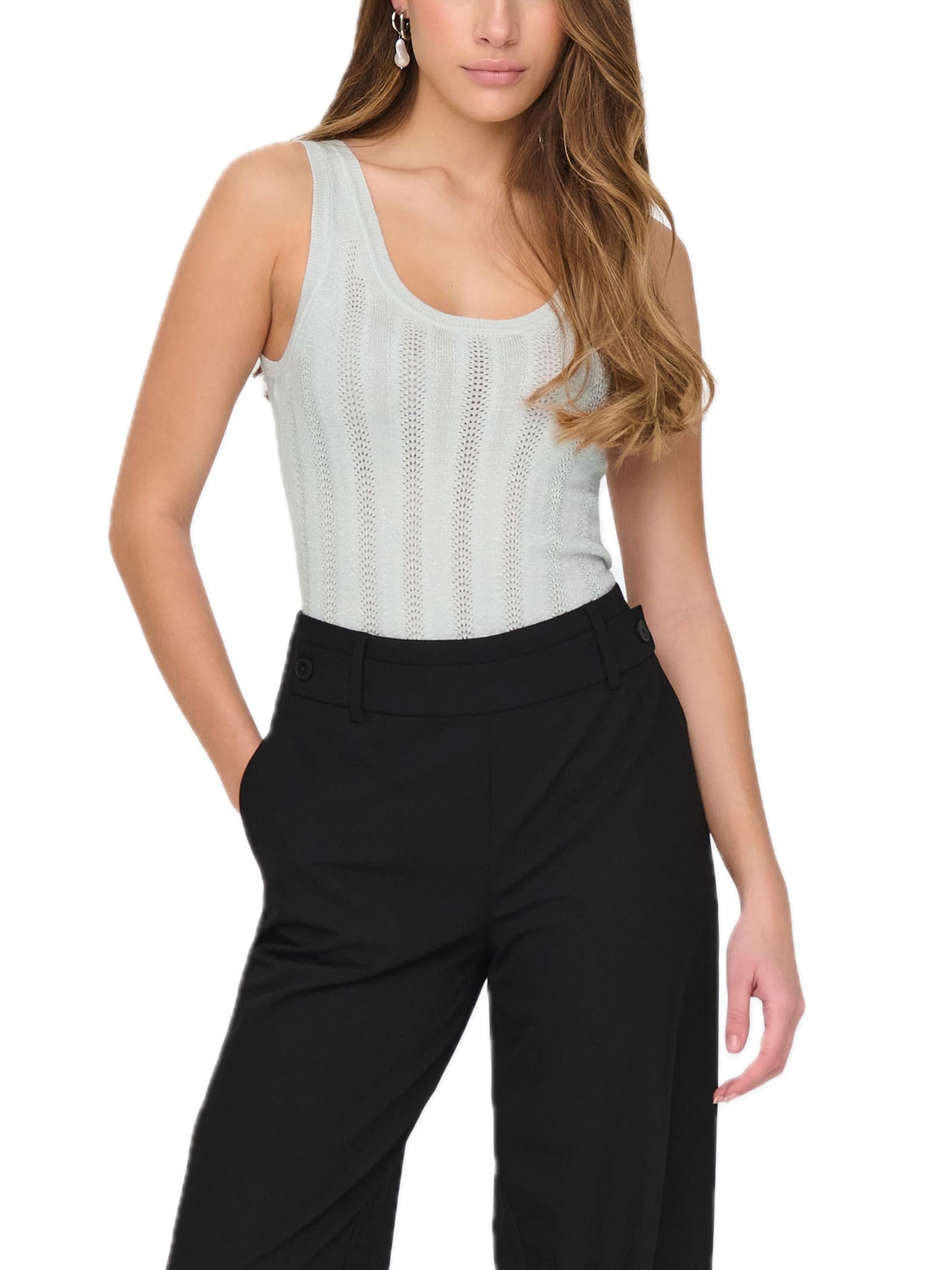 Top JDY Bianco Glitter 15317345 /Cloud Dancer JDY