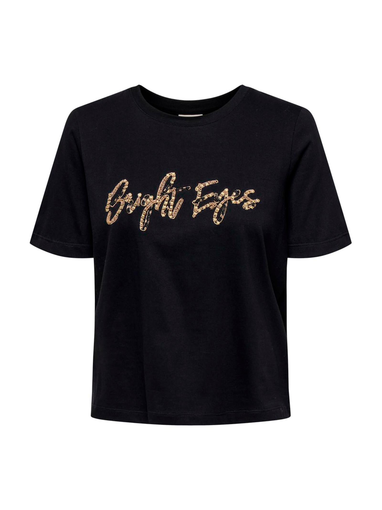 T-shirt Jacqueline De Yong Nero Emma in lurex 15339738 /Black JDY
