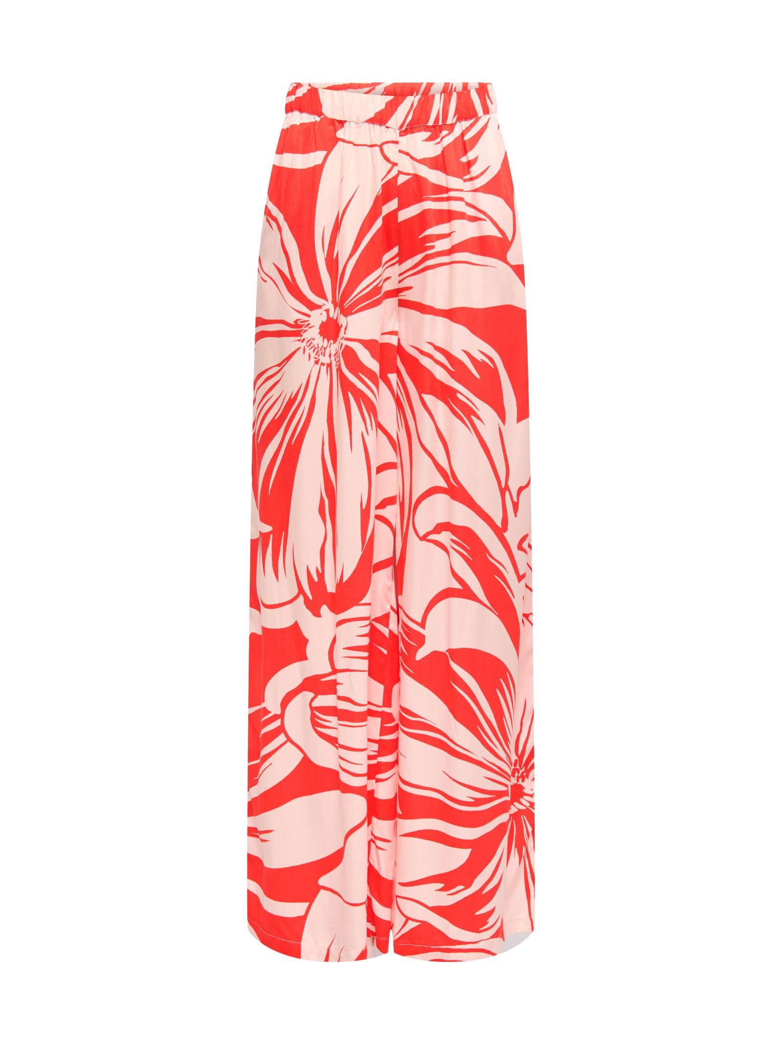 Pantalone Only Rosso Milly fantasia 15347453 /Flame Scarlet ONLY