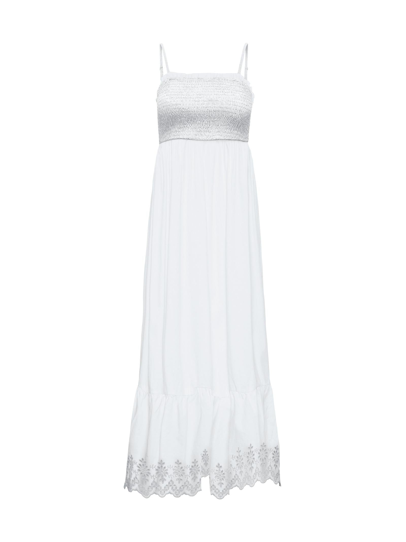 Abito Only Bianco Lou con smock 15343773 /Bright White ONLY