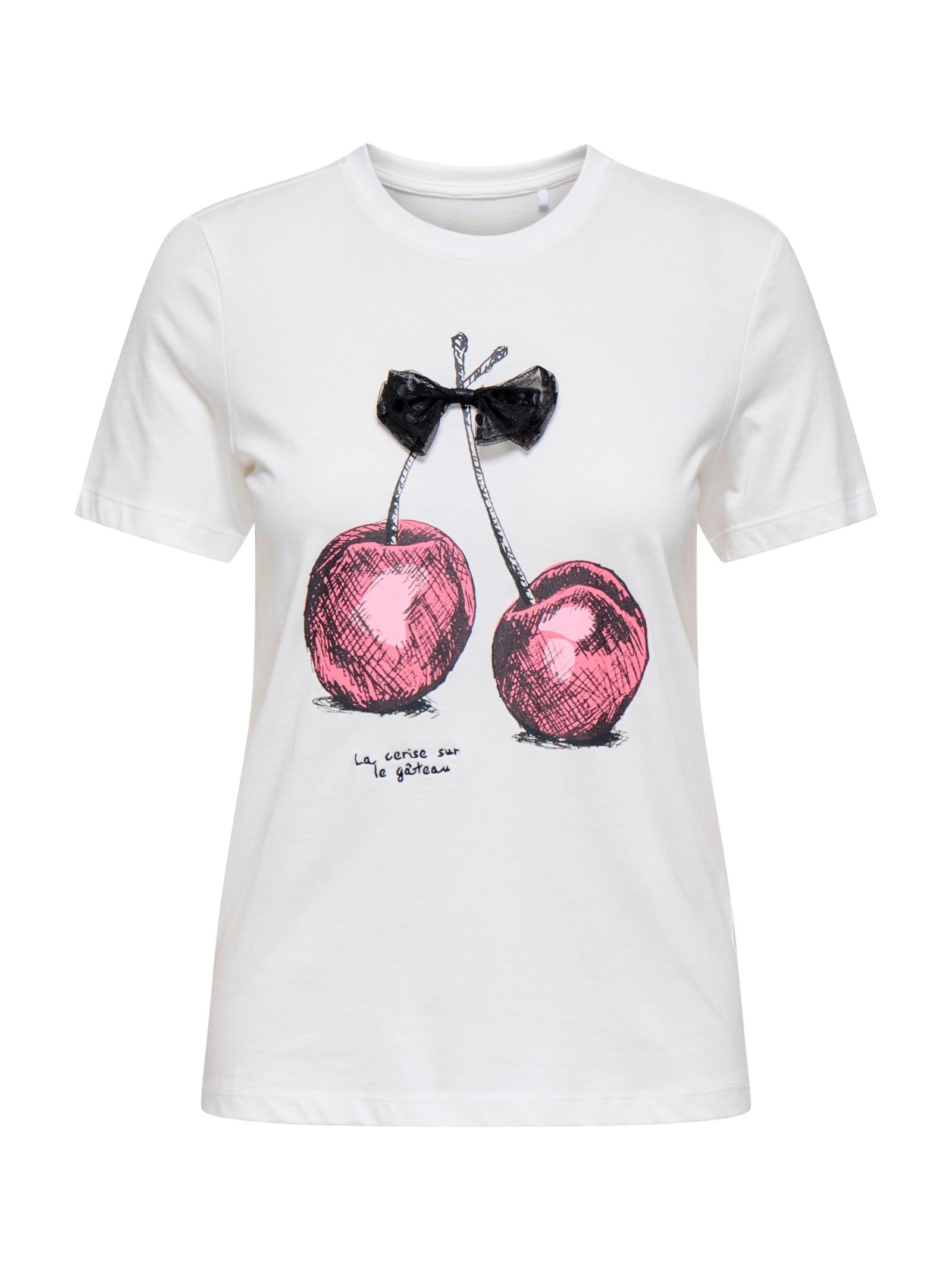 T-shirt Only Nita Bianco con stampa 15355690 /Cloud Dancer ONLY