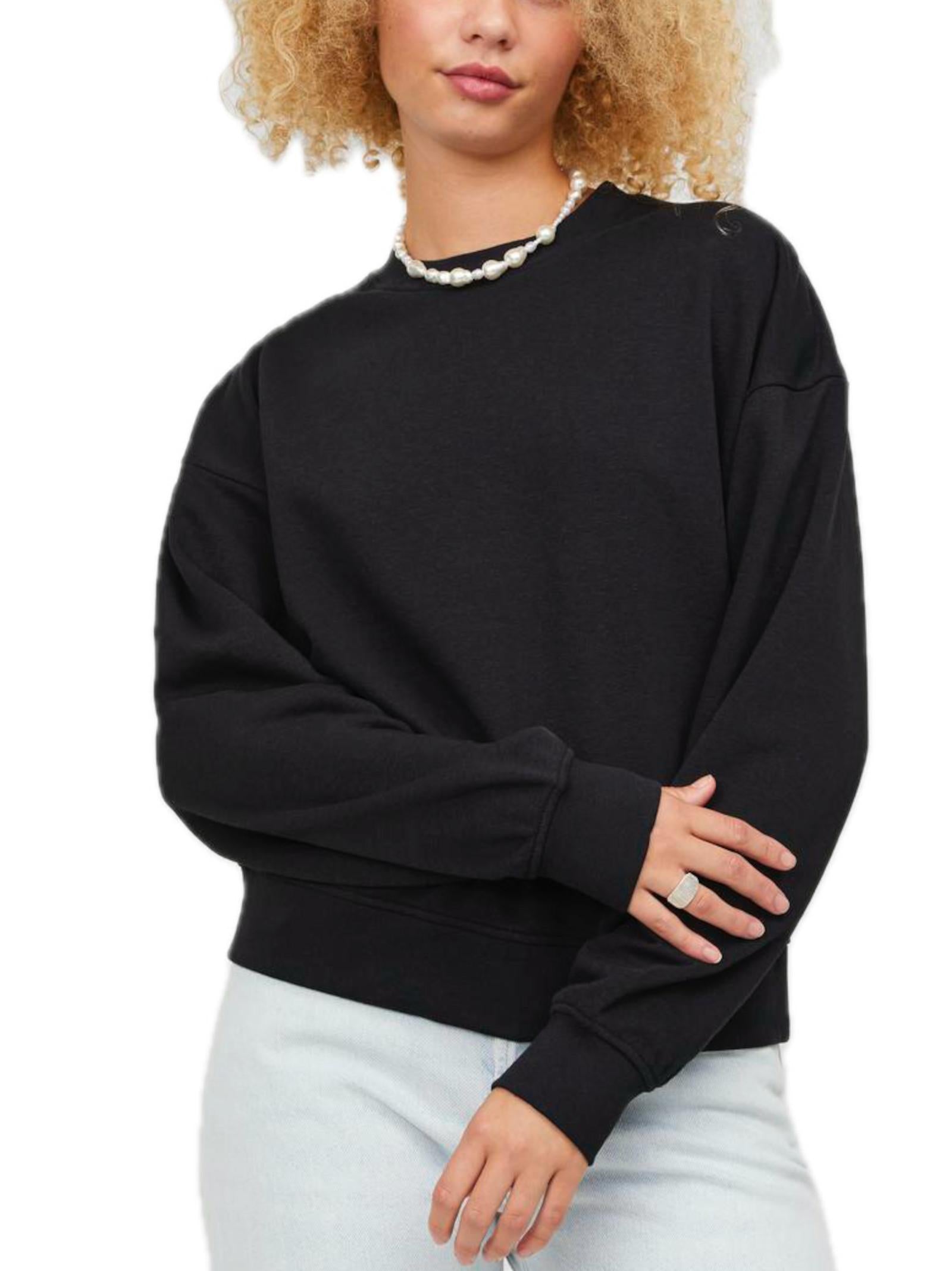 Felpa JJXX Nero Alfa a girocollo 12248648 /Black JJXX