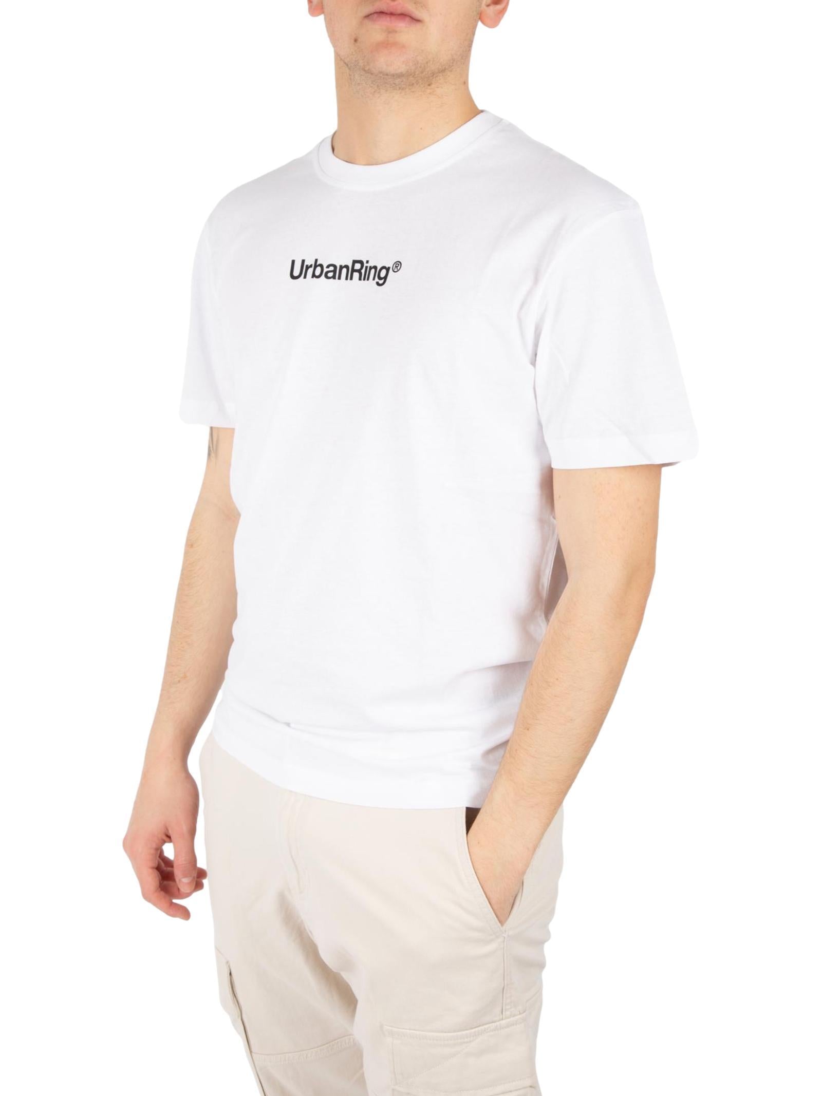 T-shirt Urban Ring Bianco stampa retro UR811033 BIANCO URBAN RING