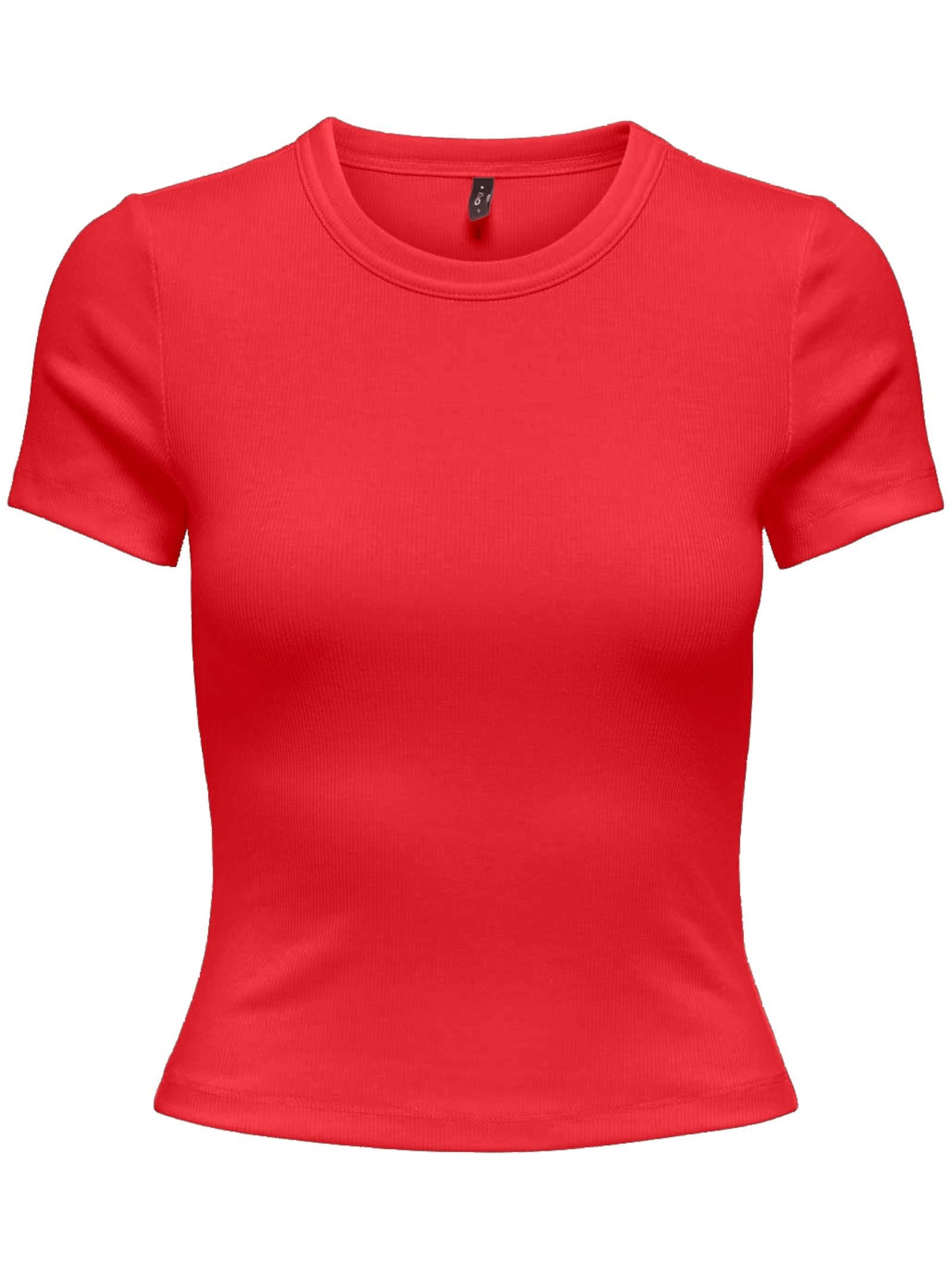 Top Only Angela Rosso girocollo 15339774 /Mars Red ONLY
