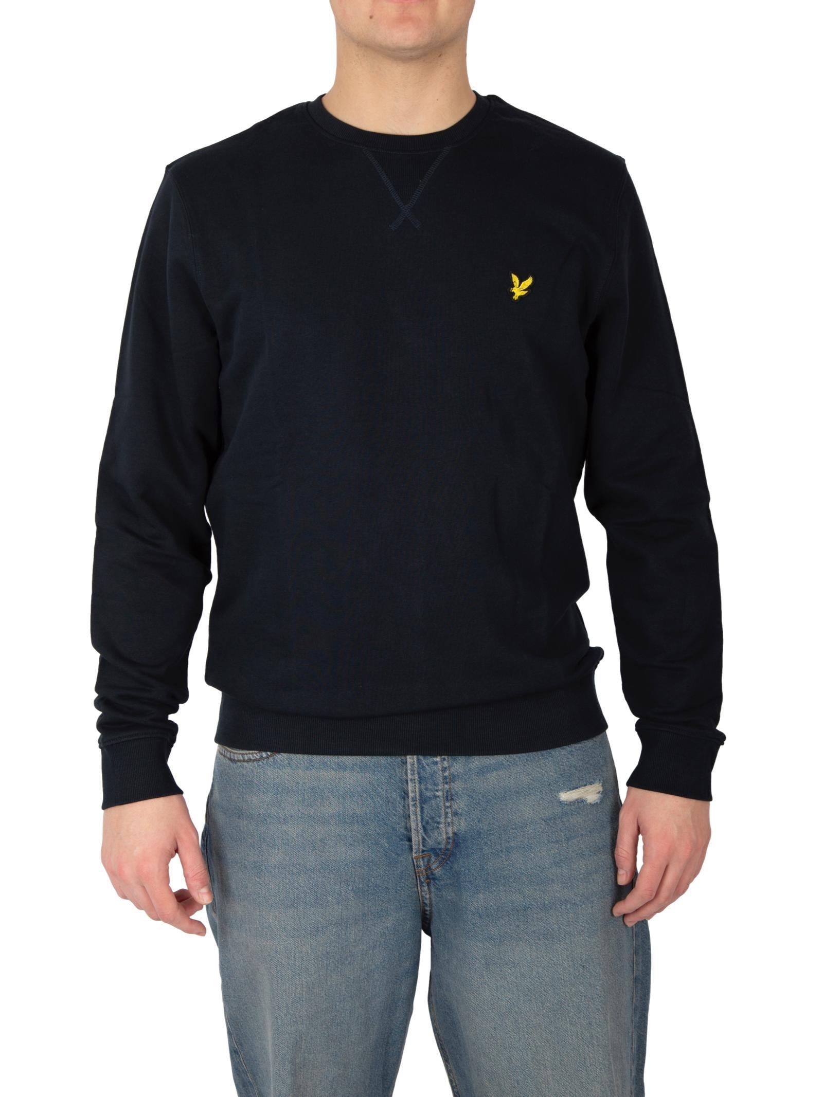 Felpa Lyle & Scott Neck Blu ML424VOG DARK NAVY LYLE & SCOTT
