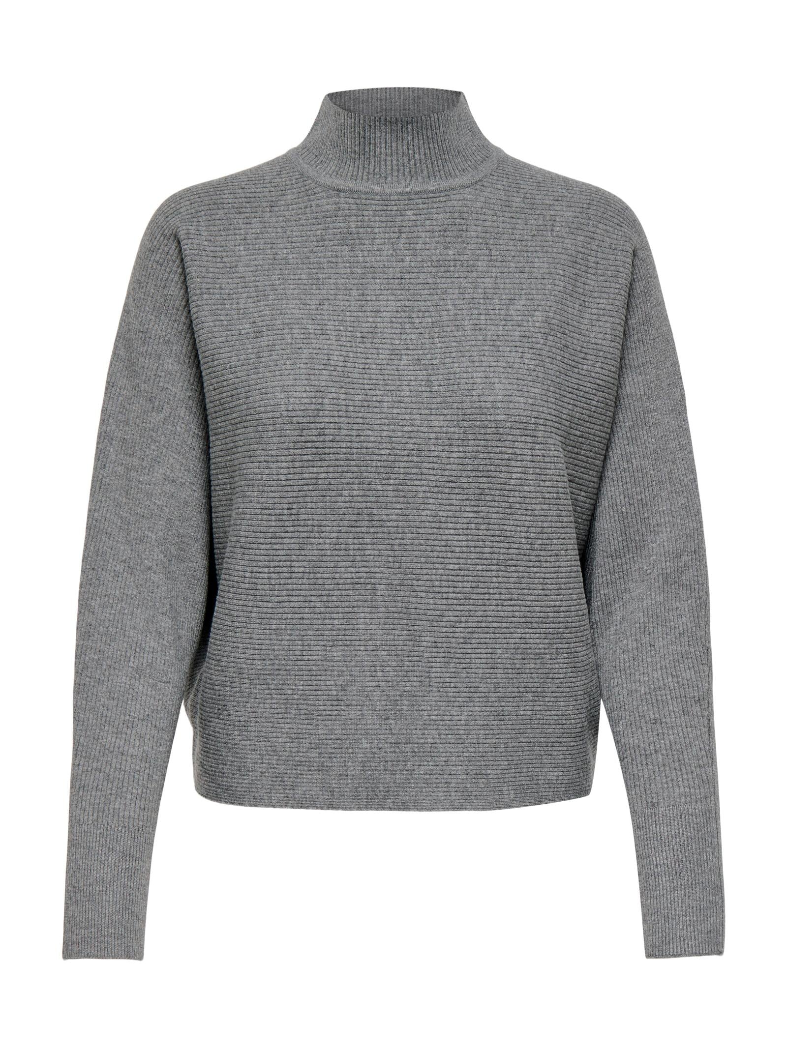 Maglia Jacqueline De Yong Prime Grigio collo alto 15351898 /Medium Grey Melange JDY