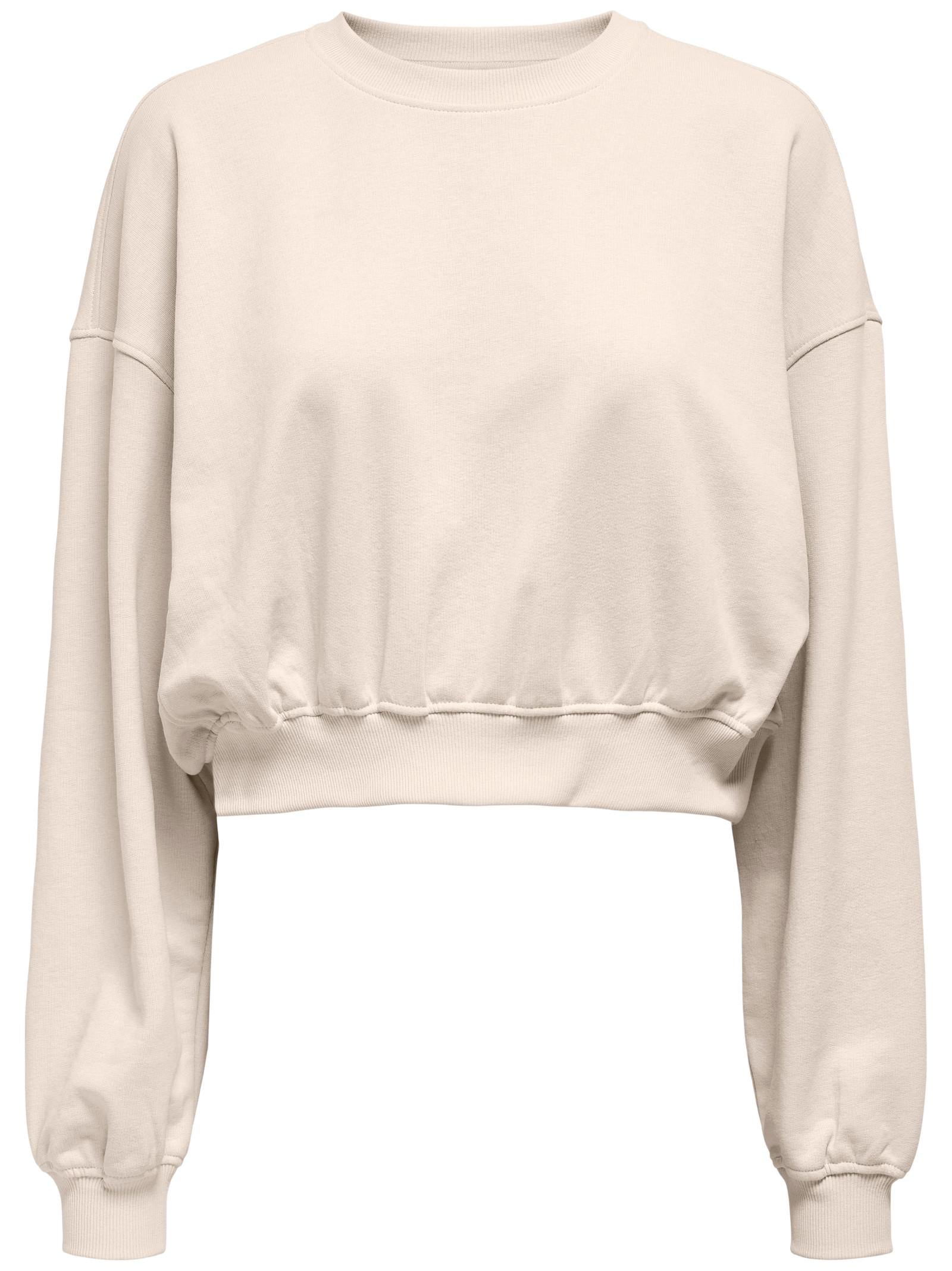Felpa Only Beige Bella corta 15341904 /Birch ONLY