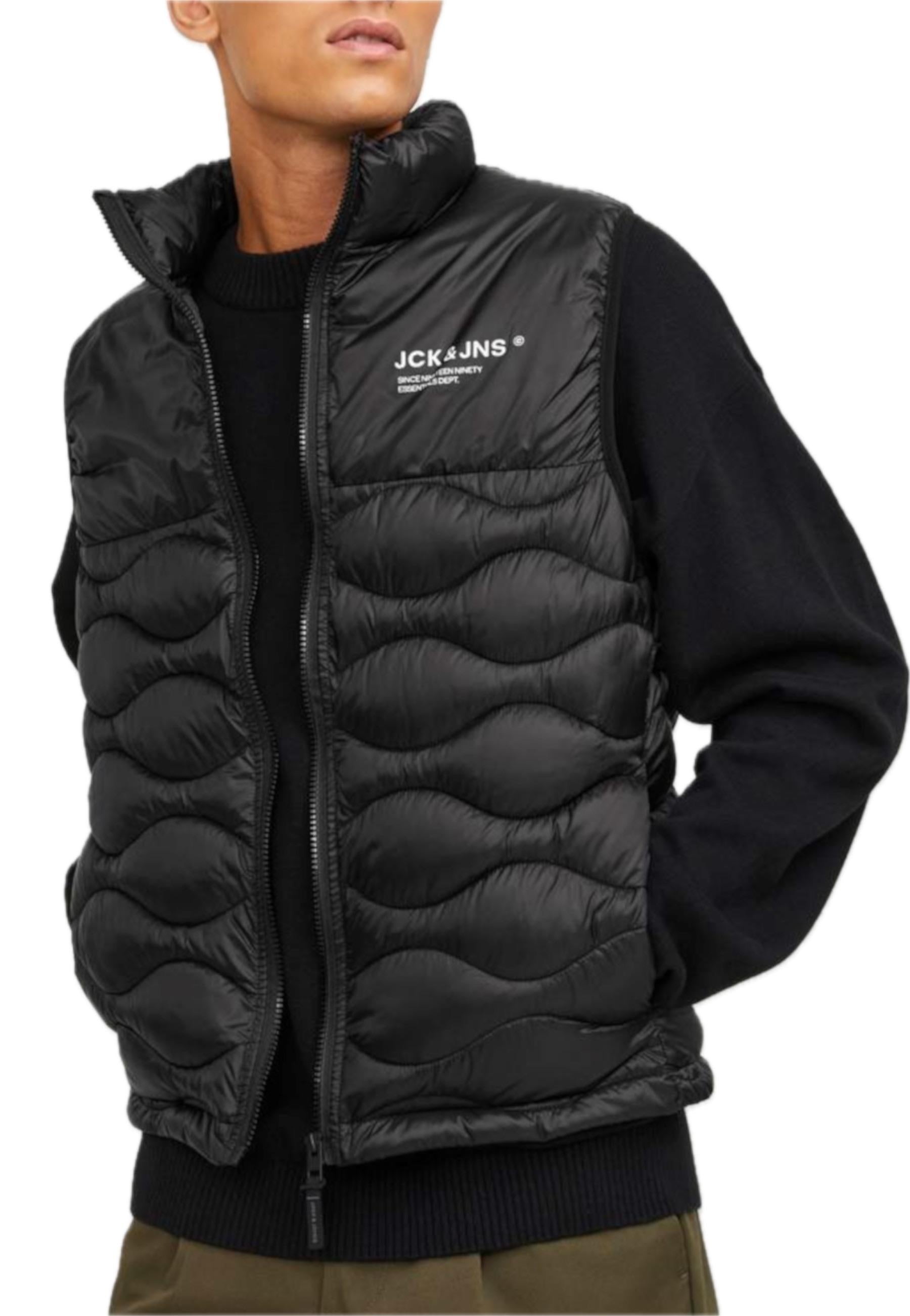 Gilet Jack & Jones Nero piumino