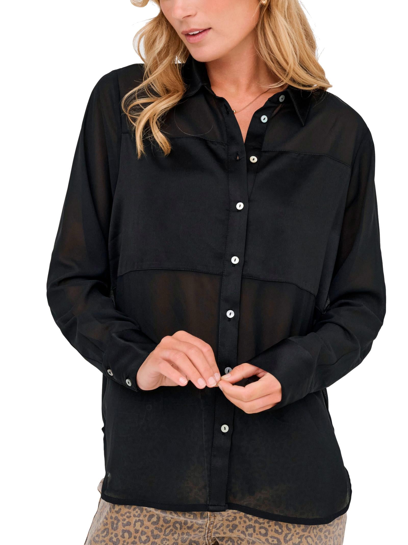 Camicia Only Star Nero basic 15360299 /Black ONLY
