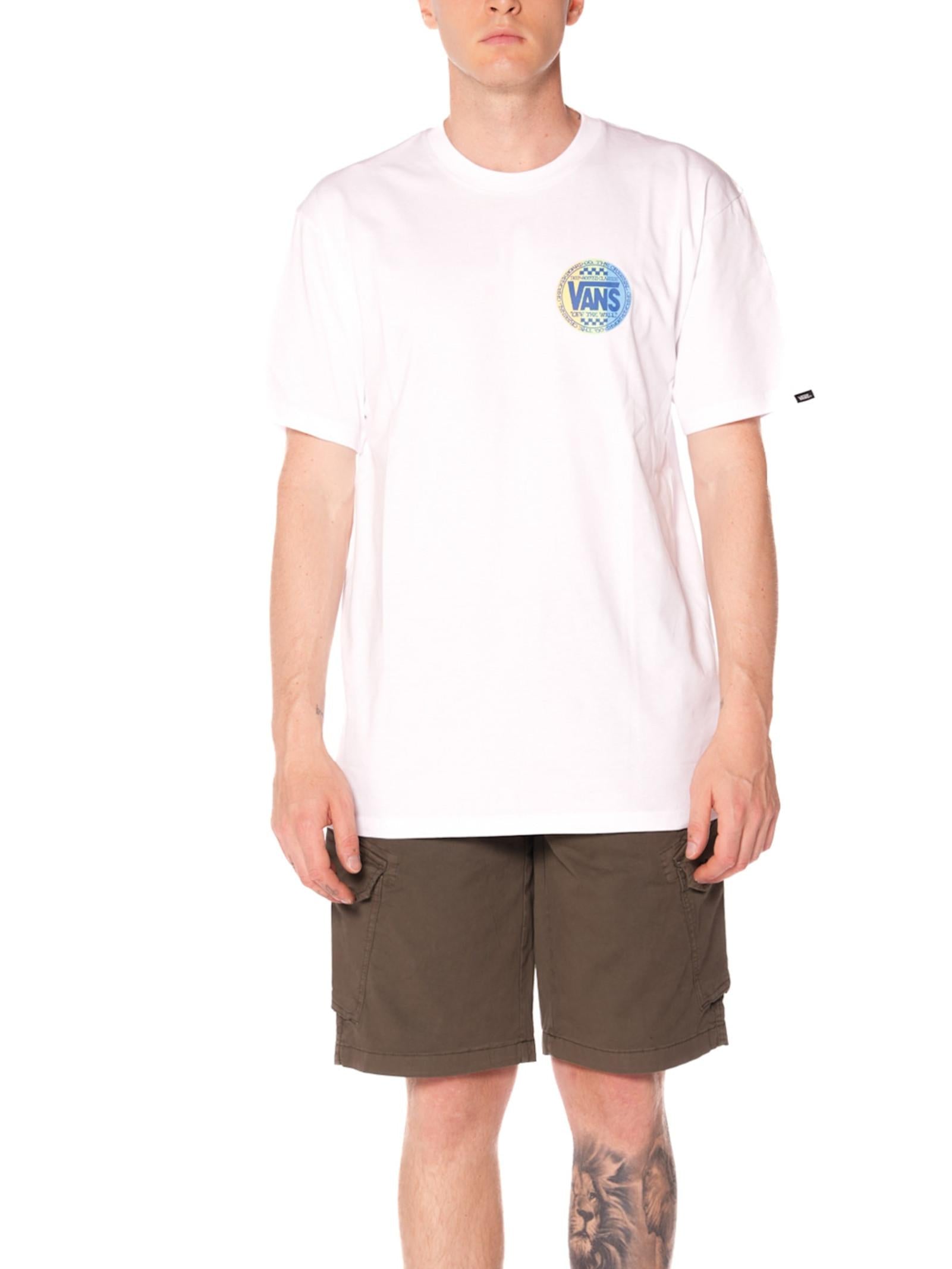 T-shirt Vans Retro Bianco con stampa M6R WHT VANS