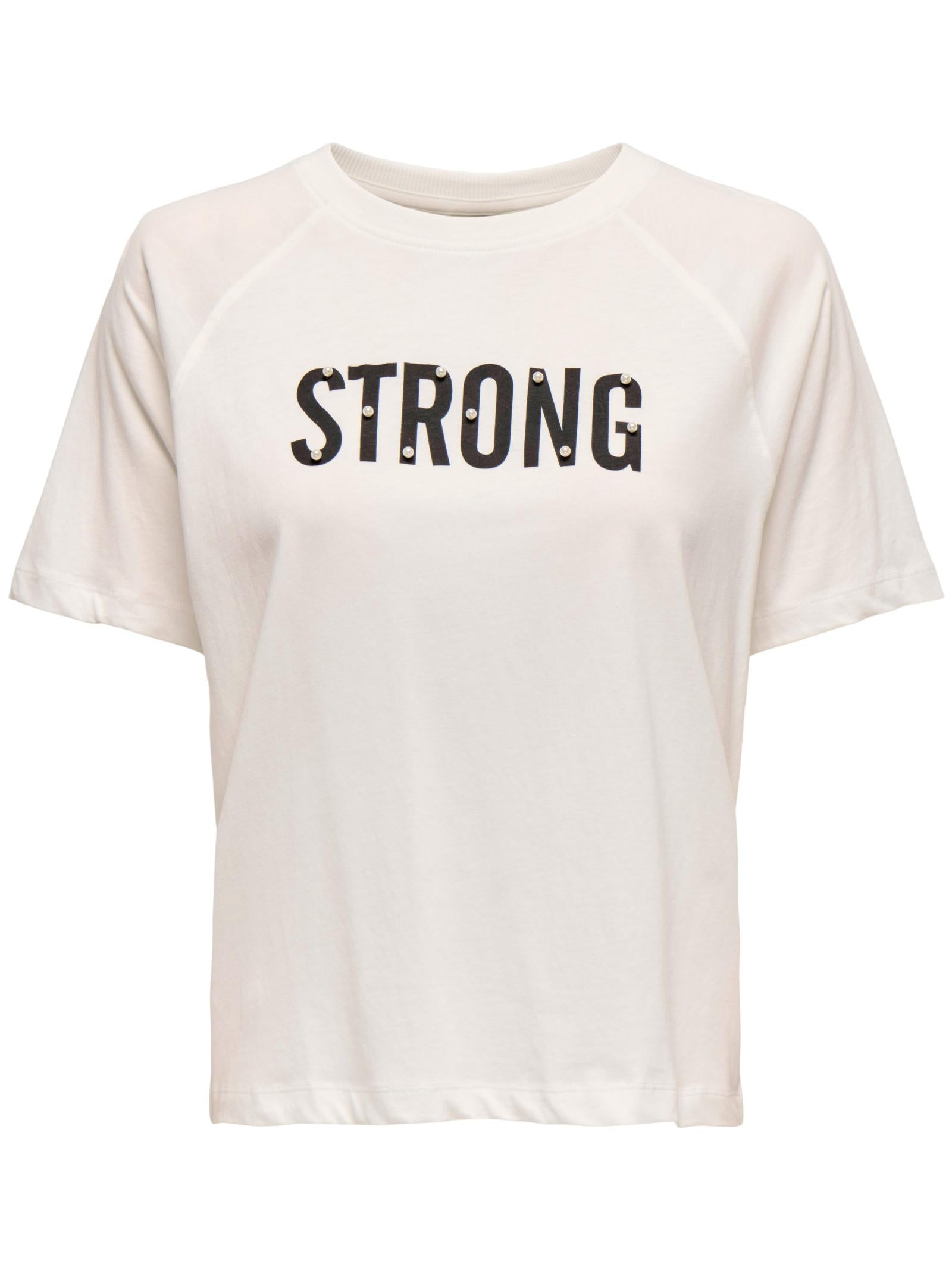 T-shirt Jacqueline De Yong Nina Bianco 15342612 /Strong Cloud Dancer JDY