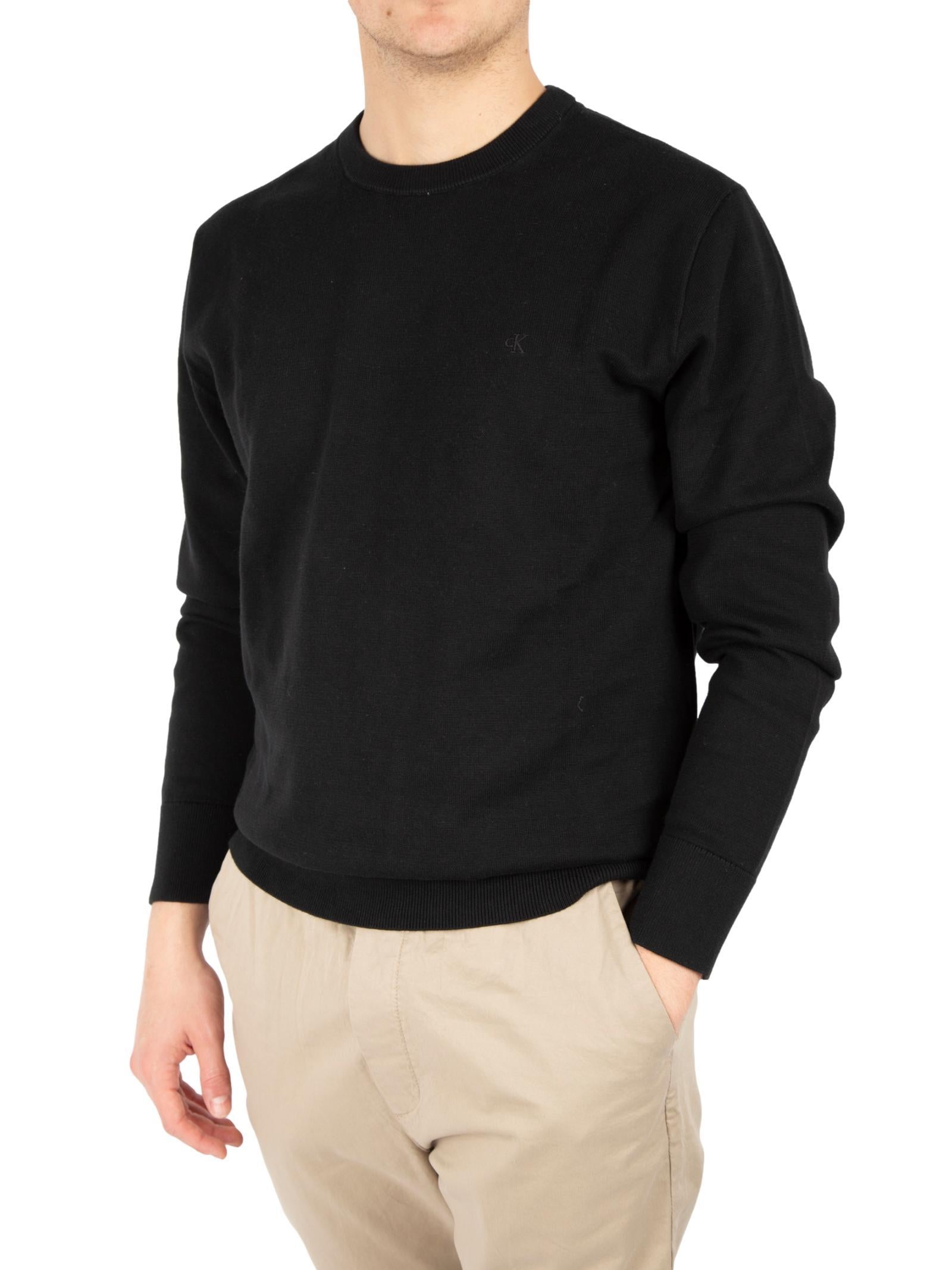 Maglia Calvin Klein Nero Smooth LVO40LM300 UB1 CALVIN KLEIN JEANS