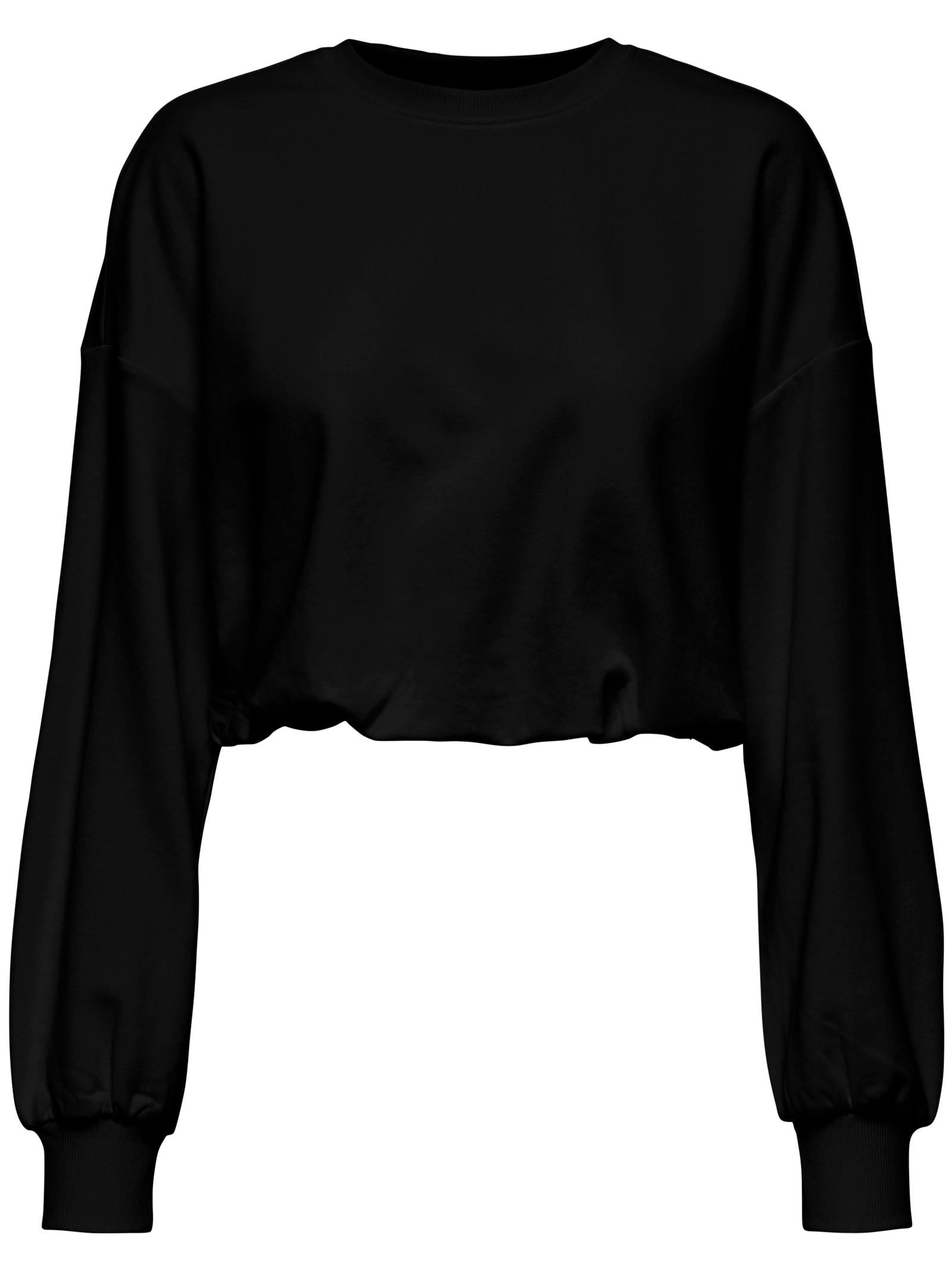 Felpa Only Nera Bolette arricciata 15344633 /Black ONLY