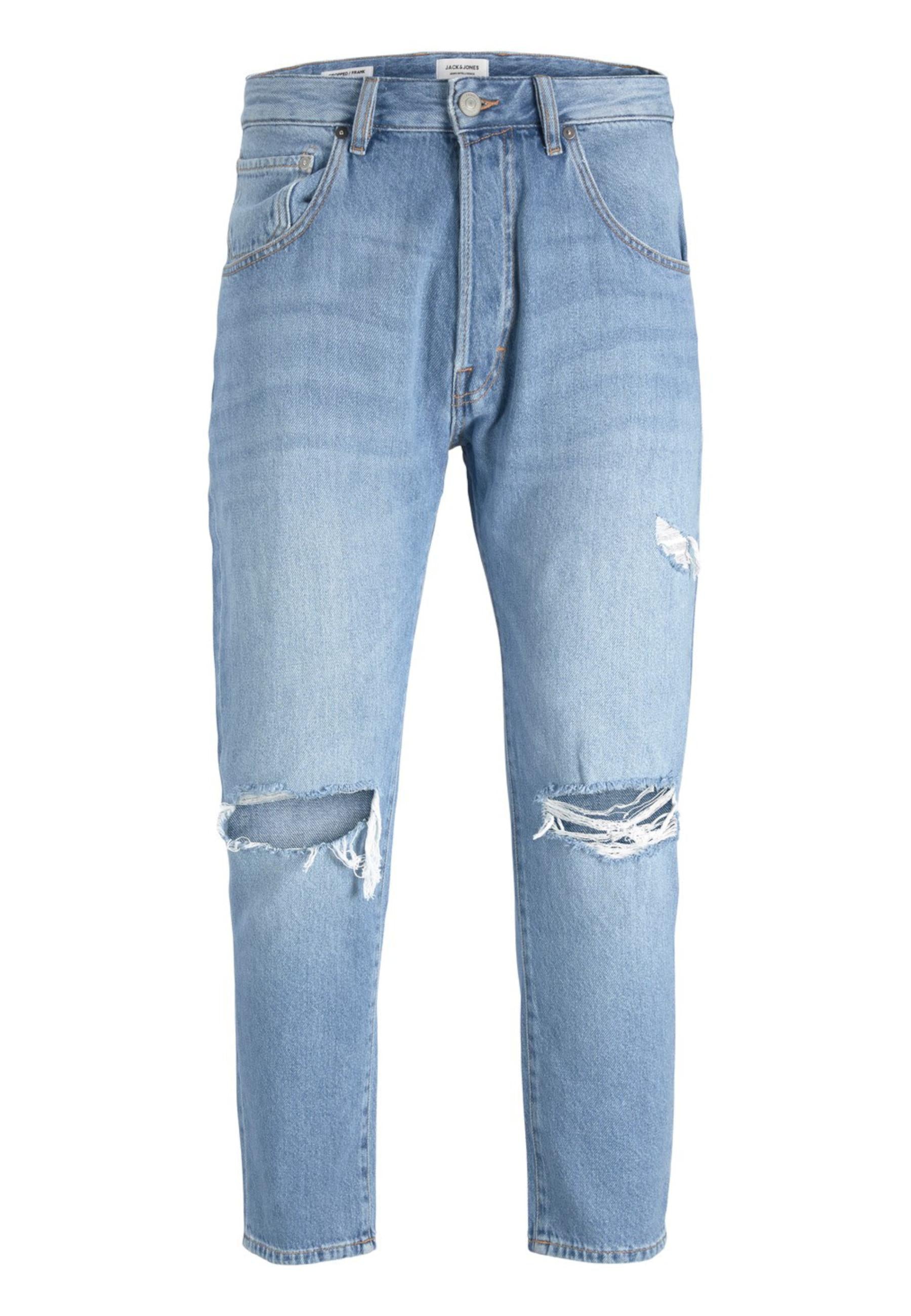 Jeans Jack & Jones Light Blue Denim cropped