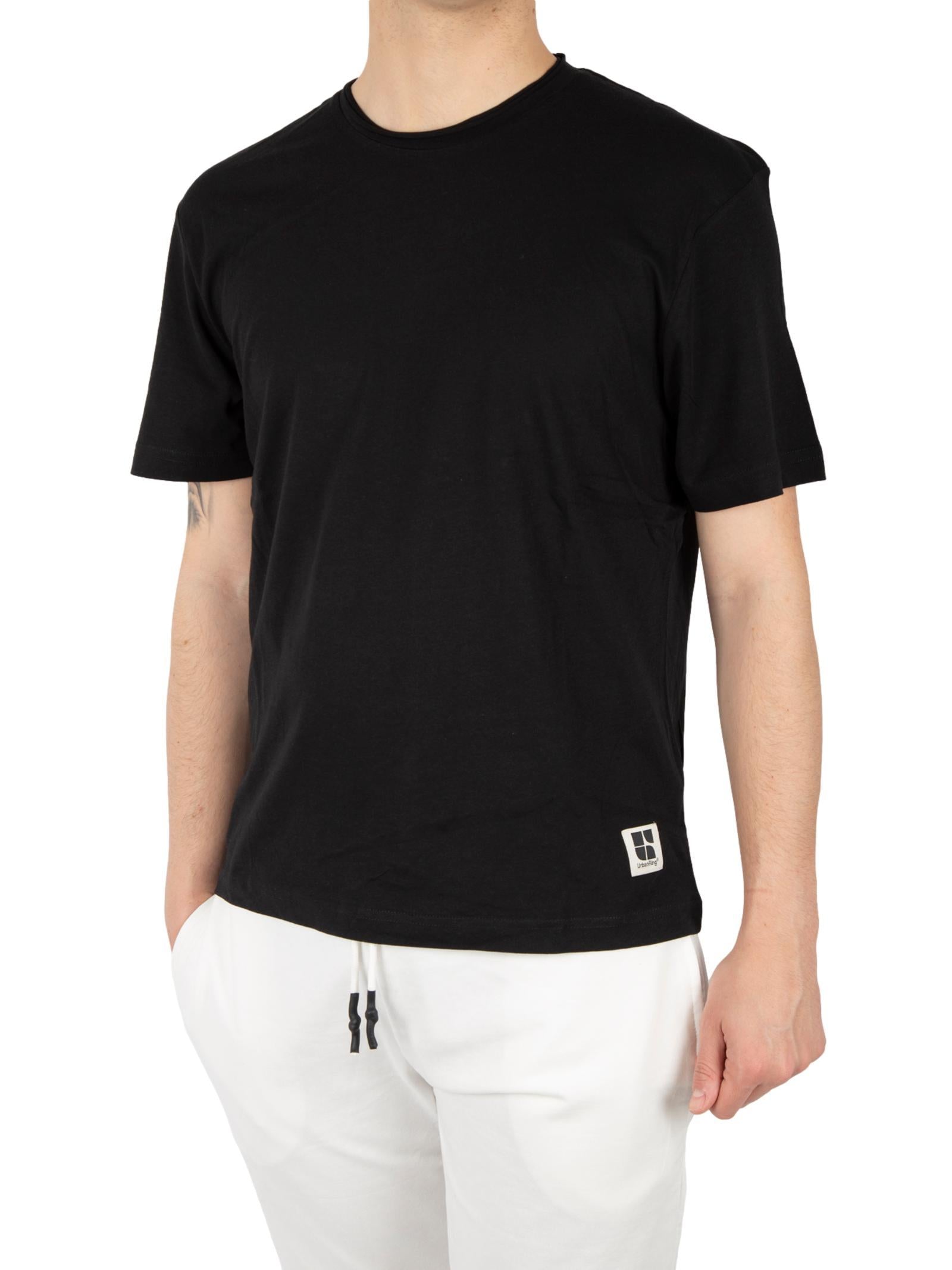 T-shirt Urban Ring manica corta Nero UR811040 NERO URBAN RING