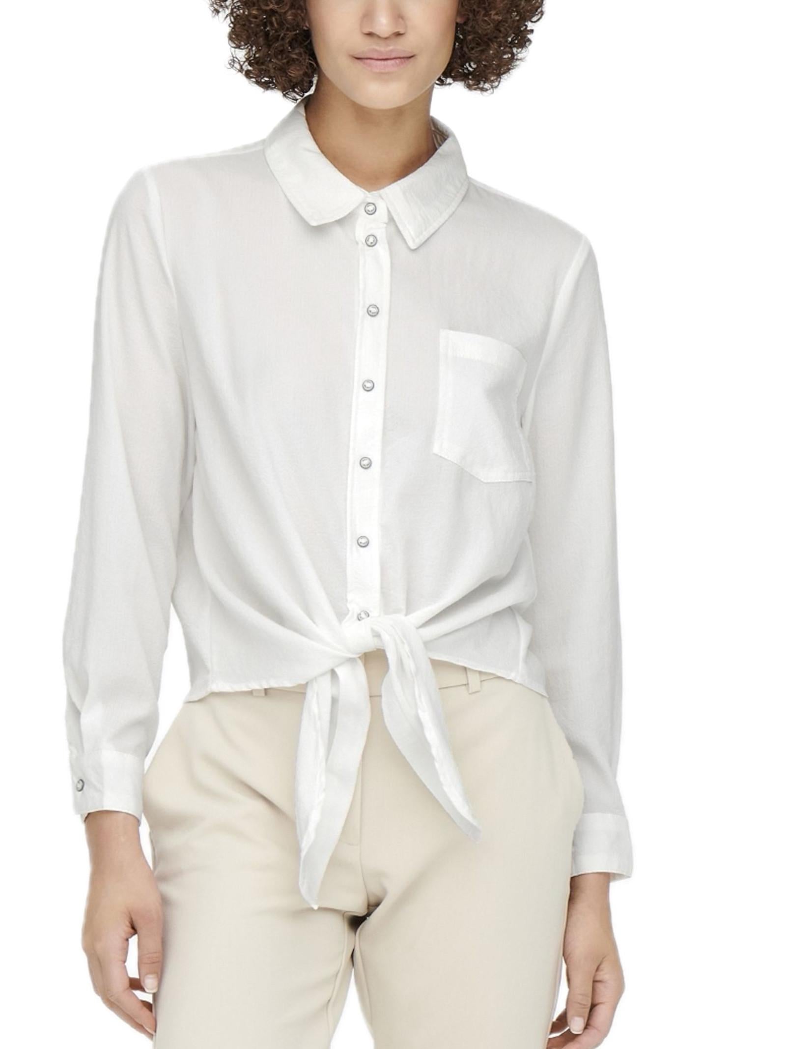 Camicia Only Bianco Lece annodata 15195910 /Cloud Dancer ONLY