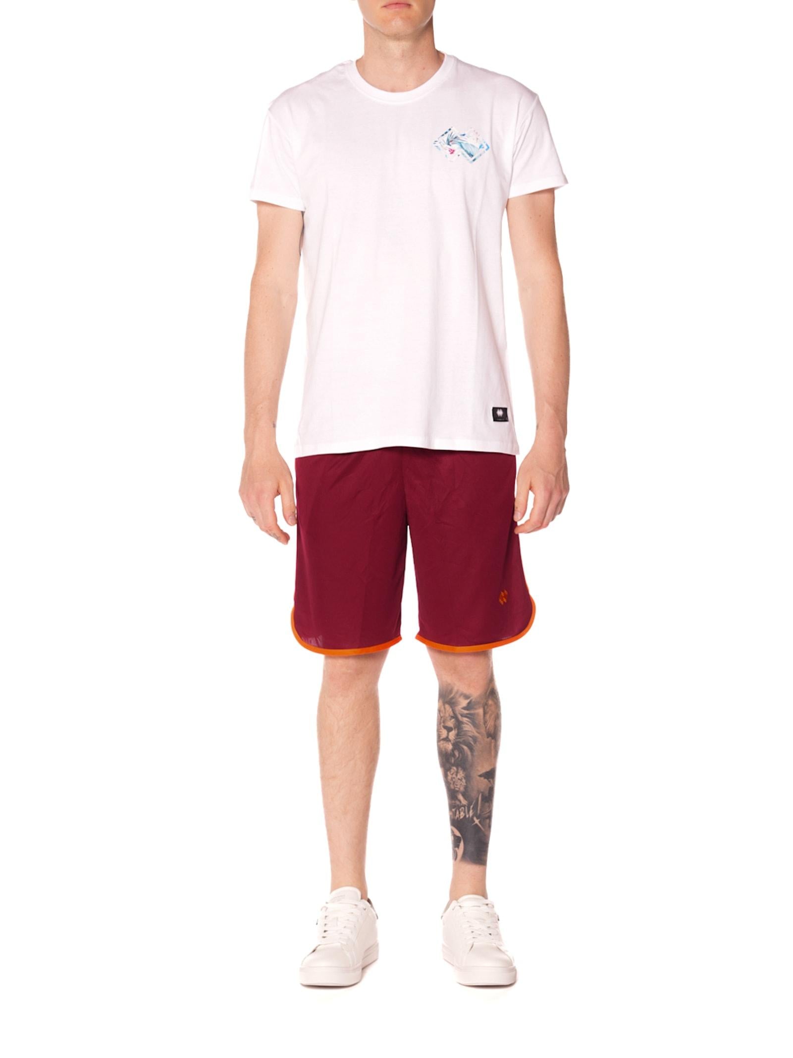 Bermuda Errea Bordeaux con logo piccolo R31P0M 150 ERREA