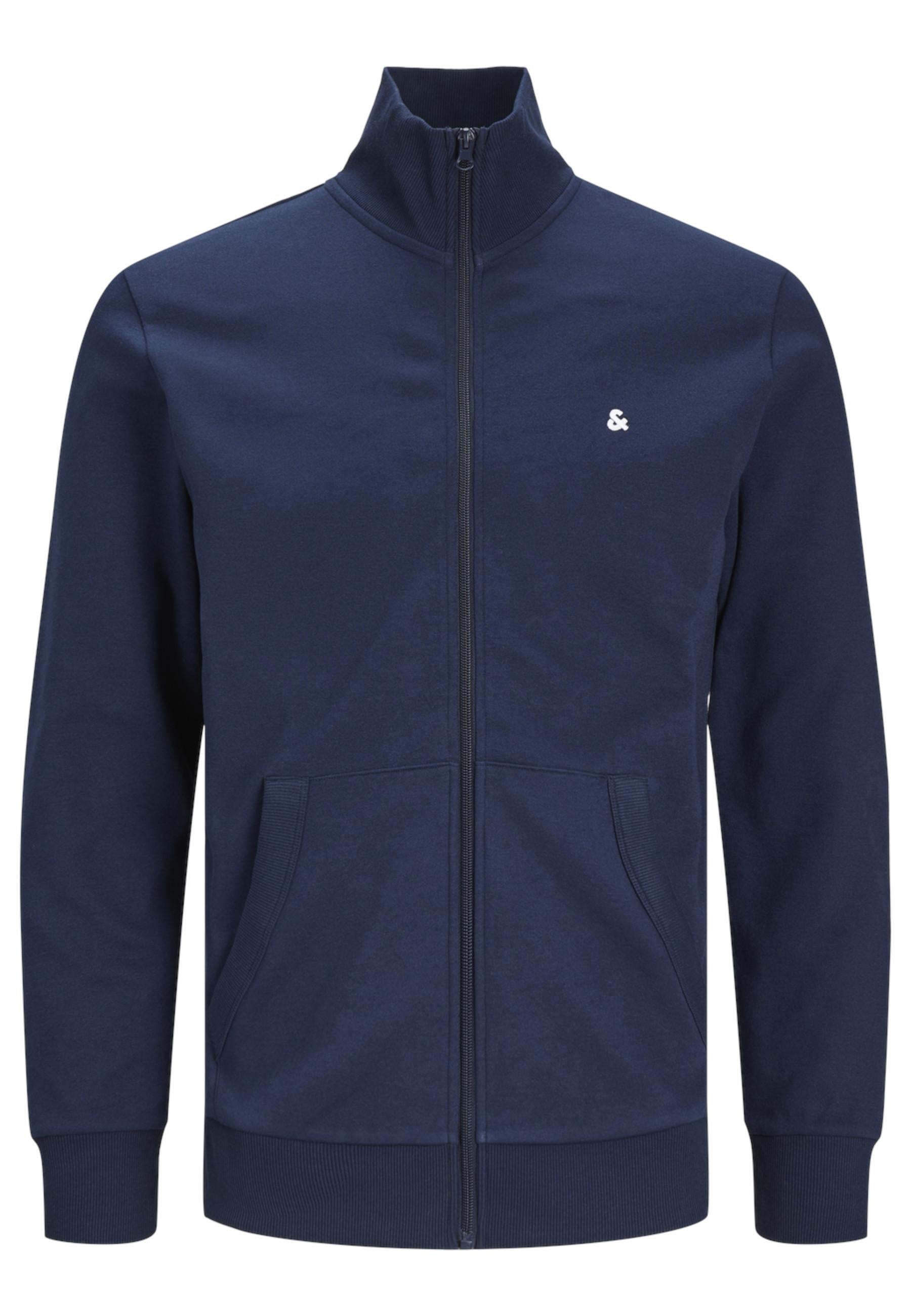 Felpa Jack & Jones Paulo Blu collo alto 12250737 /Navy Blazer JACK & JONES