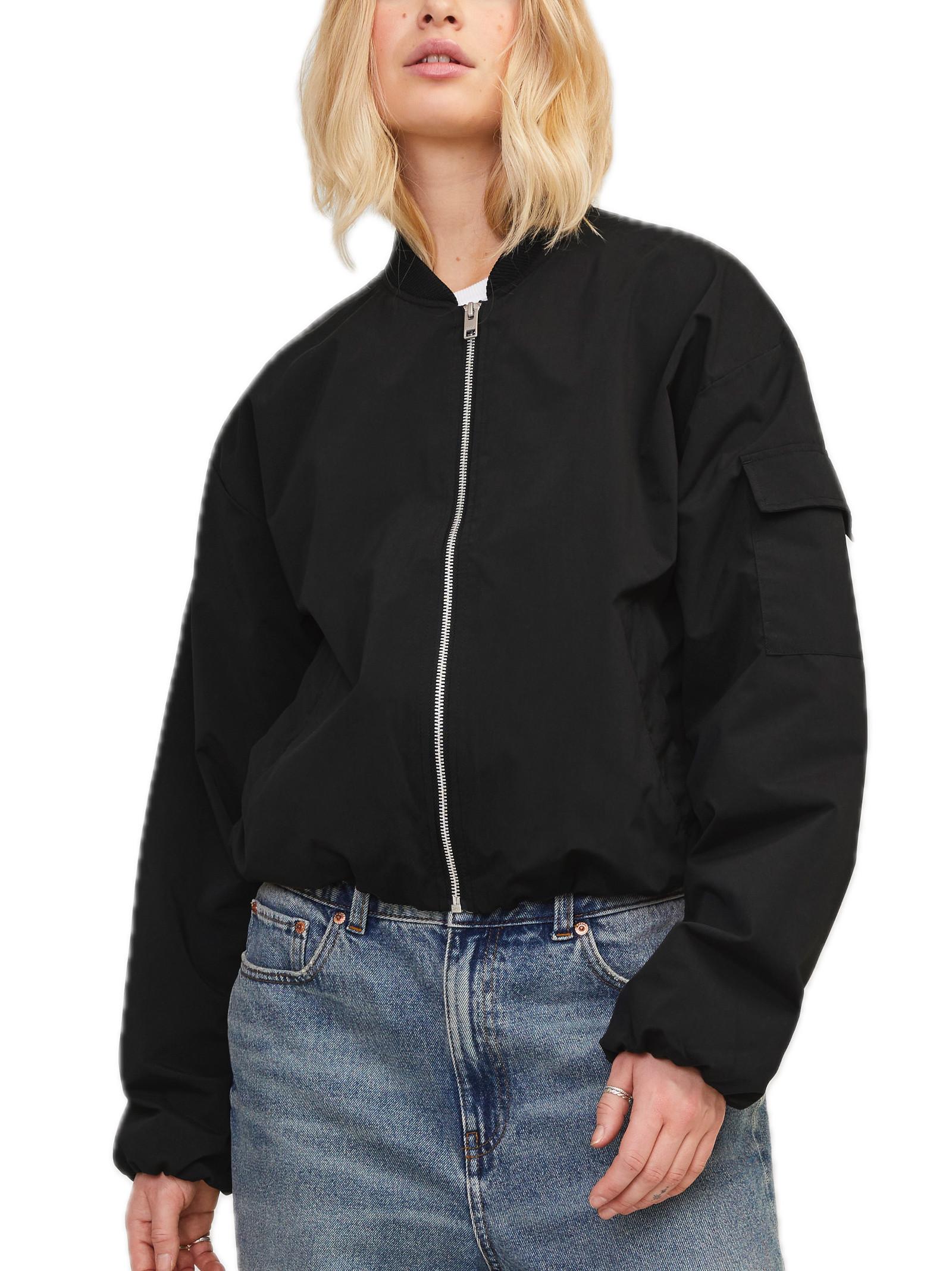 Bomber JJXX Nero Eila con colletto 12253330 /Black JJXX