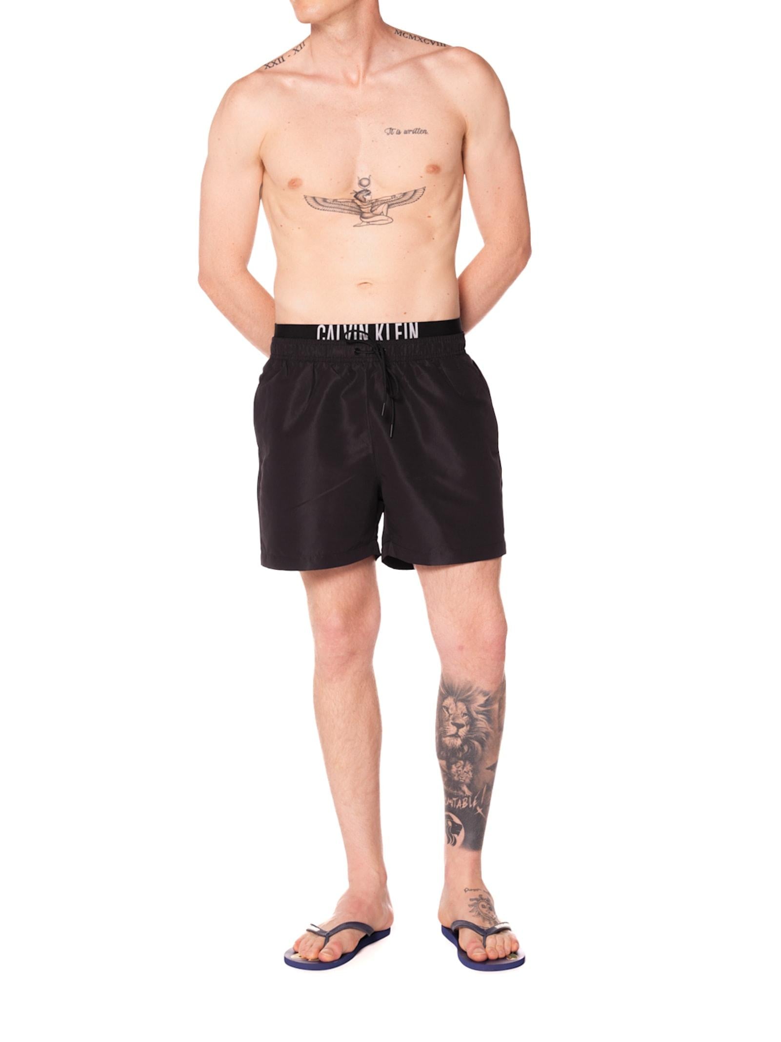 Costume Calvin Klein Duoble Nero boxer KM01093 BEH CALVIN KLEIN JEANS