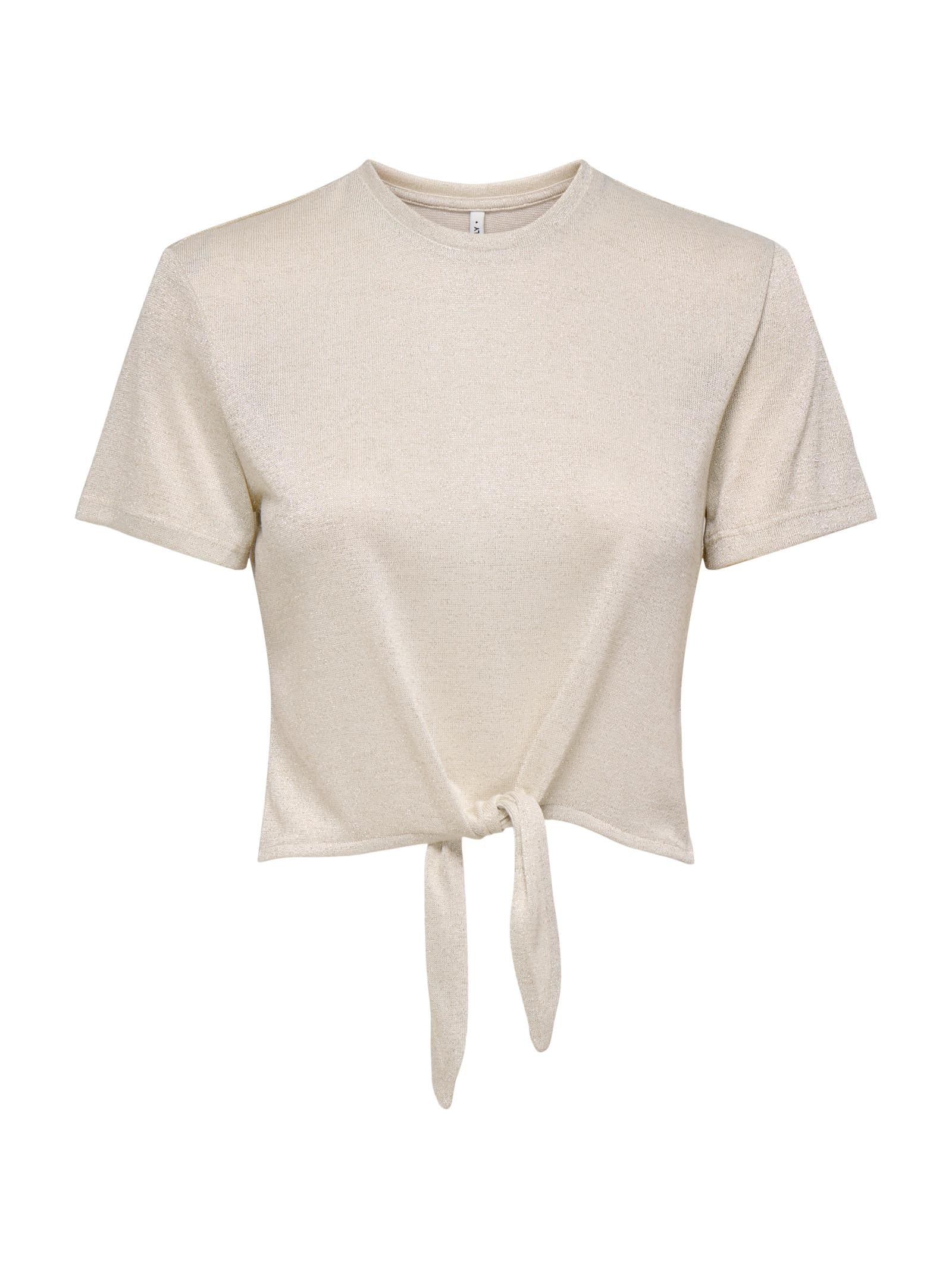 T-shirt Only Beige Amber con nodo 15346643 /Cloud Dancer ONLY