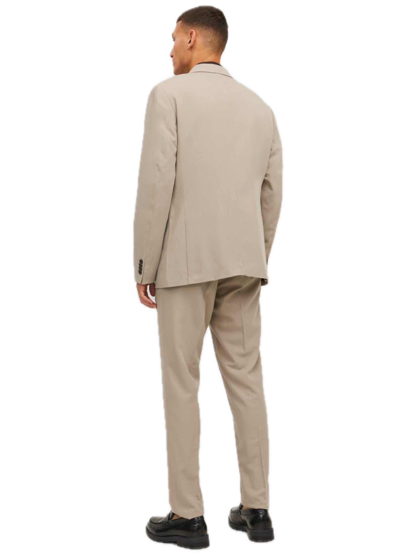 Giacca Jack & Jones Franco Beige monopetto