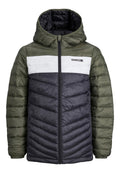 Giubbotto Jack & Jones Junior Verde piumino 12236518 /Rosin JACK & JONES JUNIOR 