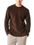 Maglia Block Eleven Marrone in bouclè 13BITETTO MORO BLOCK ELEVEN 