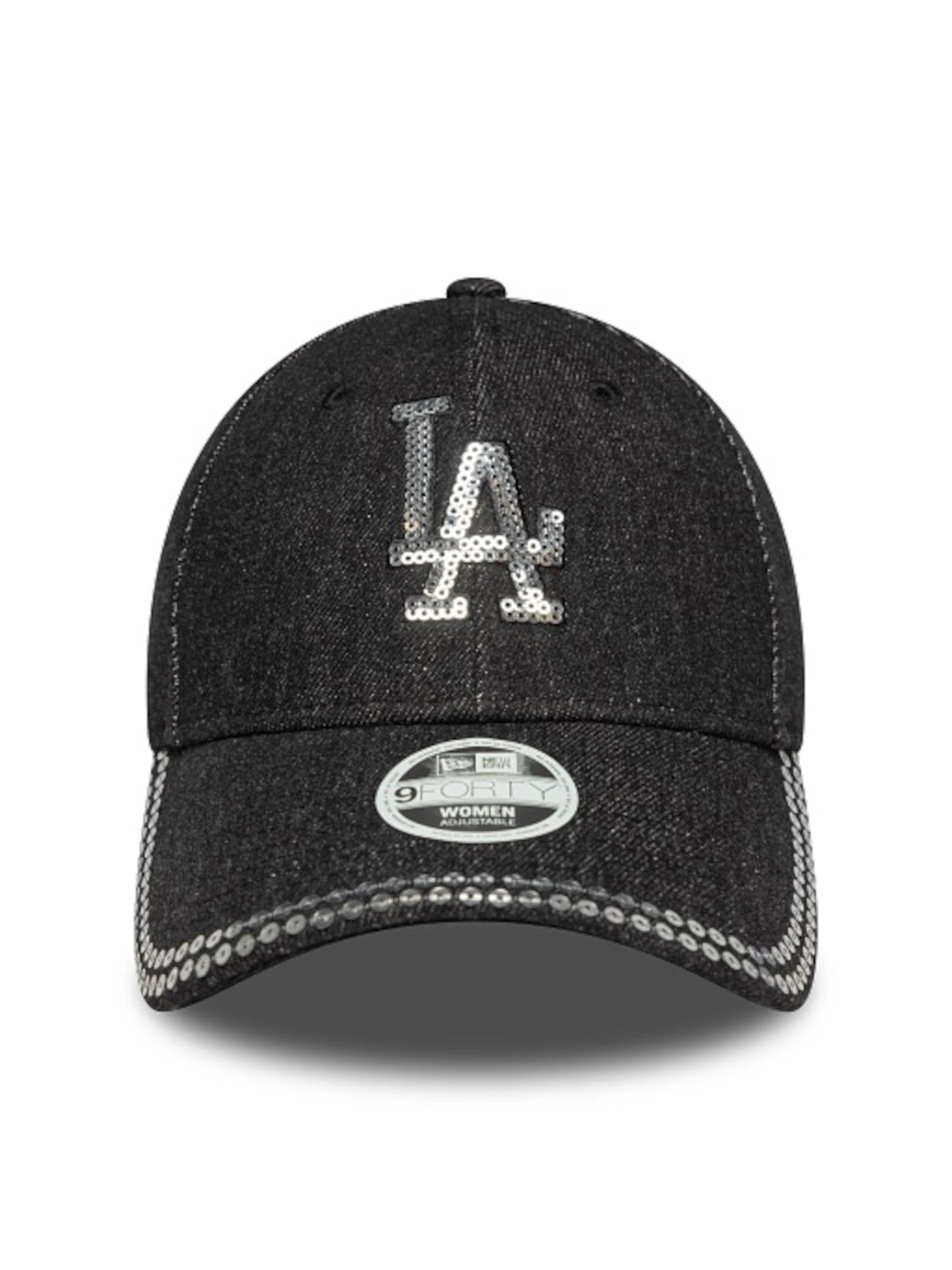 Berretto New Era Sequin Denim 9FORTY Nero 60758949 BLK NEW ERA 