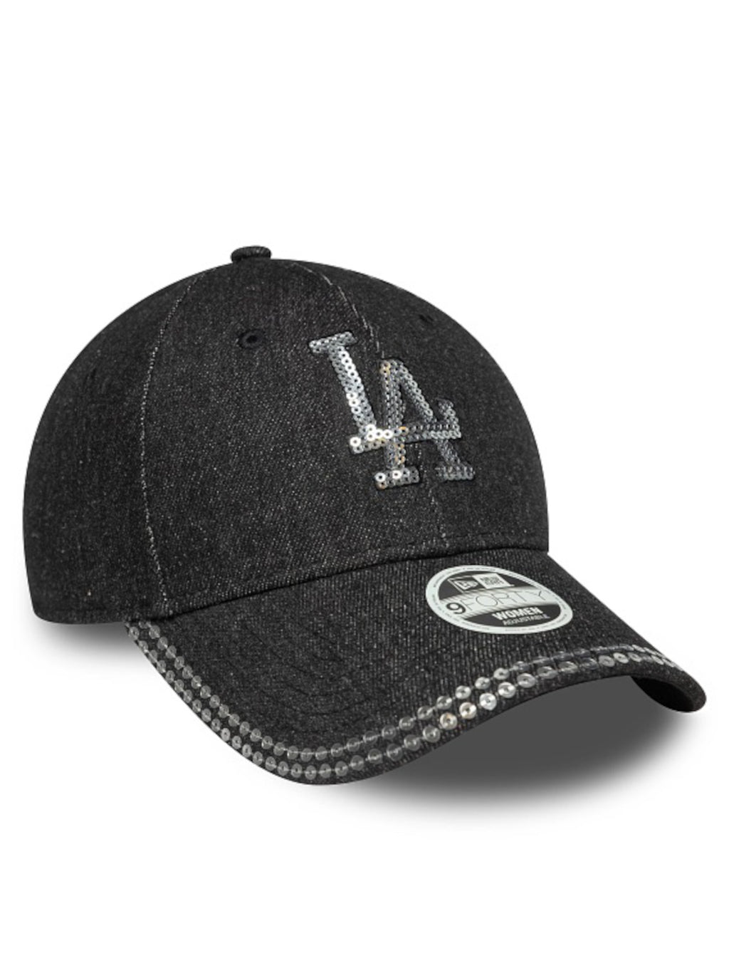 Berretto New Era Sequin Denim 9FORTY Nero 60758949 BLK NEW ERA 