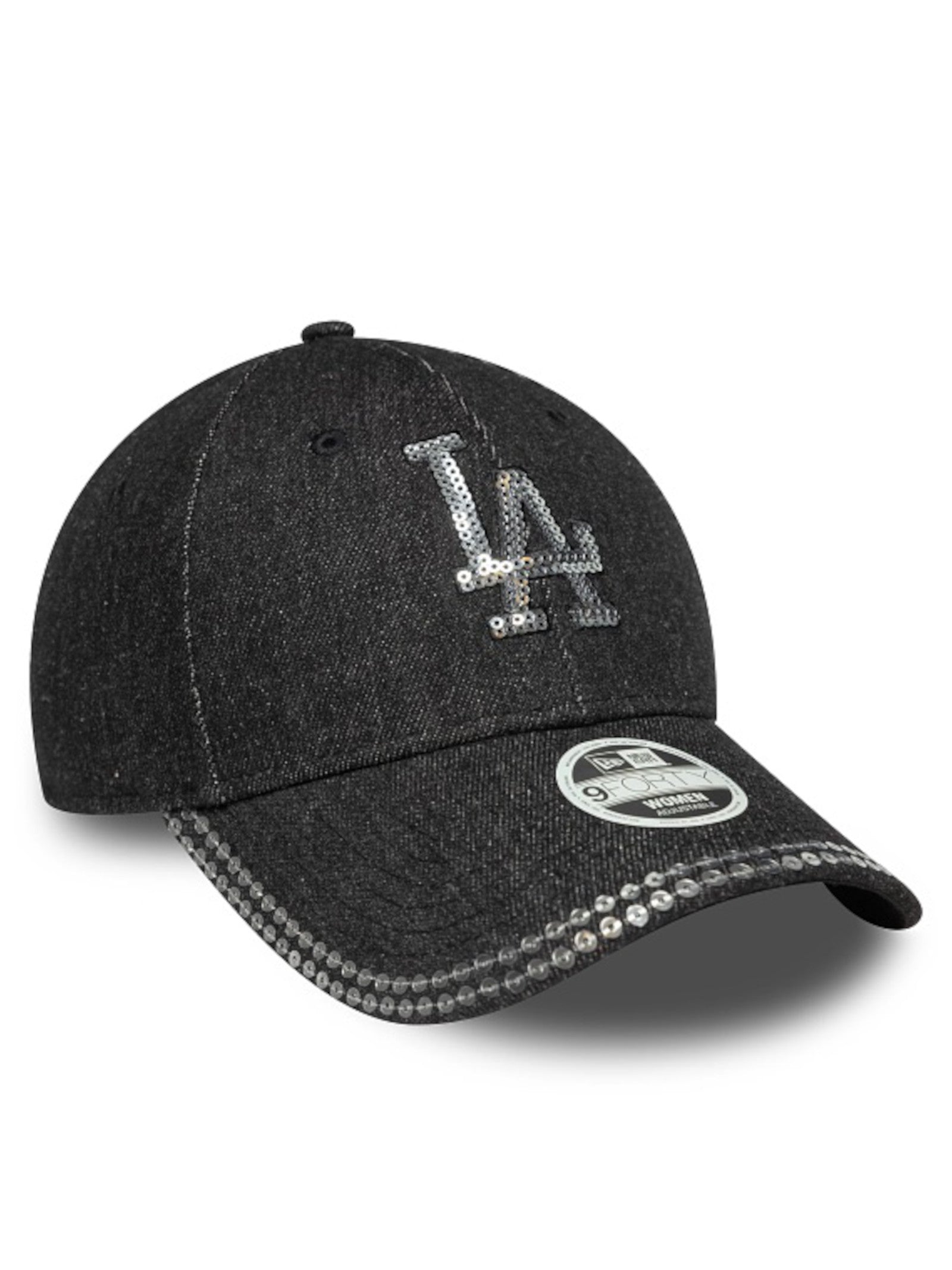 Berretto New Era Sequin Denim 9FORTY Nero 60758949 BLK NEW ERA 