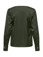 Blusa Only Mika Verde scollo a V 15361191 /Kambaba ONLY 