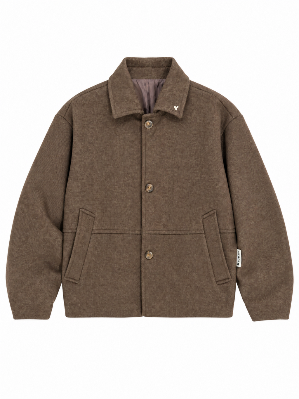 Cappotto Berna Marrone cropped rescato 262039 MORO BERNA 