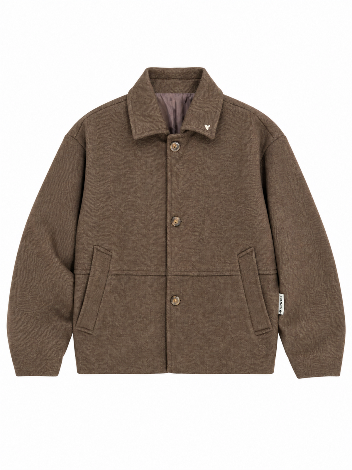 Cappotto Berna Marrone cropped rescato 262039 MORO BERNA 
