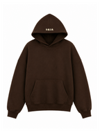 Felpa Berna Marrone con cappuccio modello cropped 262070 MARRONE BERNA 