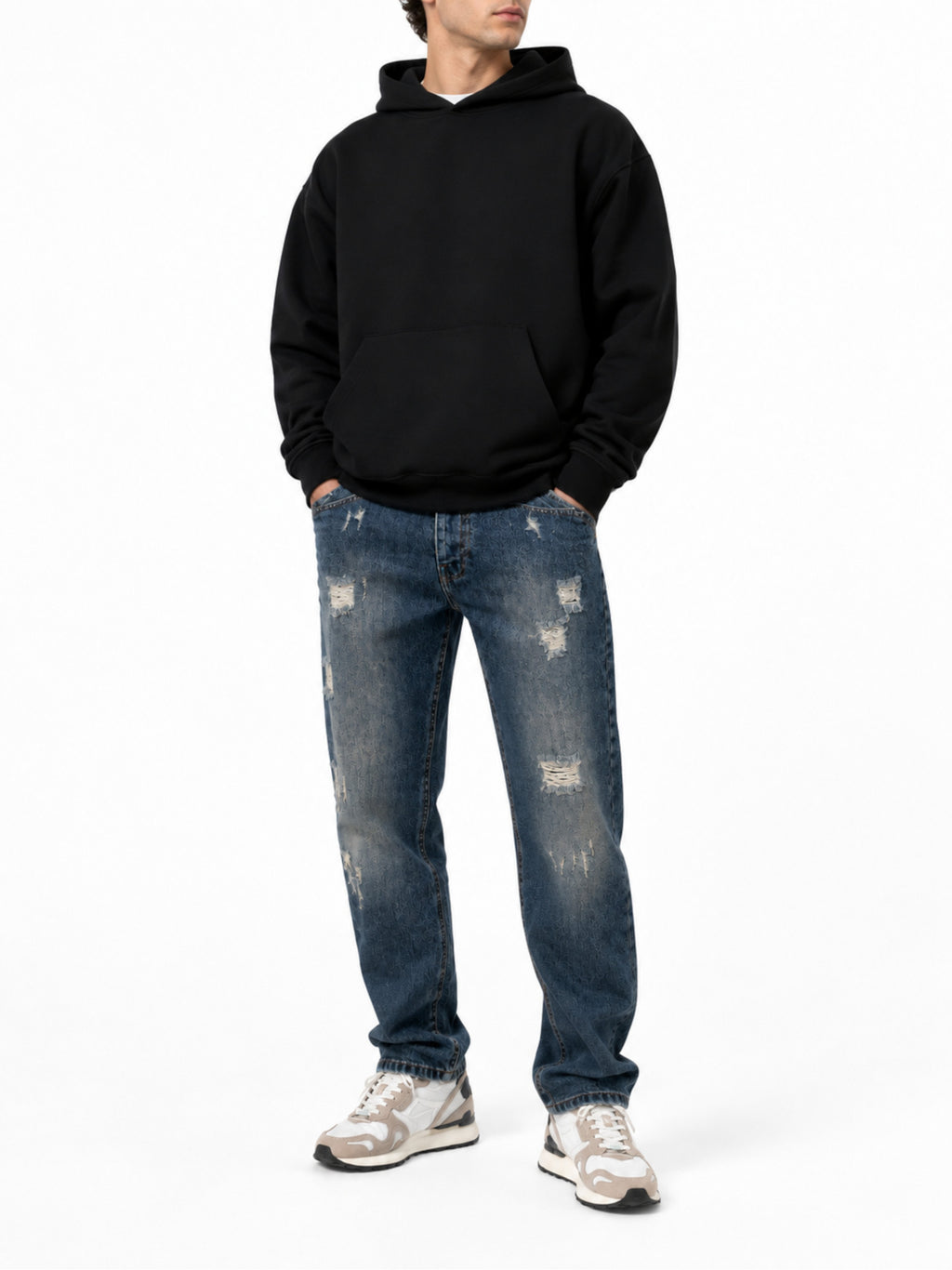 Felpa Berna Nera cropped 262070 NERO BERNA 