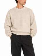 Maglia Berna Panna girocollo cropped 262281 PANNA BERNA 