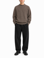 Maglia Block Eleven Tortora melange 01GENTILE TORTORA BLOCK ELEVEN 