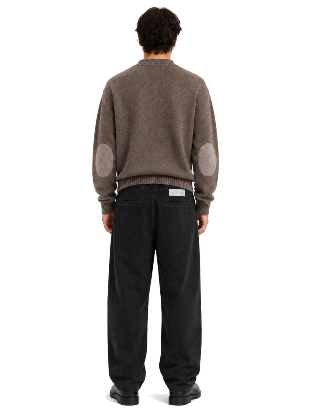 Maglia Block Eleven Tortora melange 01GENTILE TORTORA BLOCK ELEVEN 
