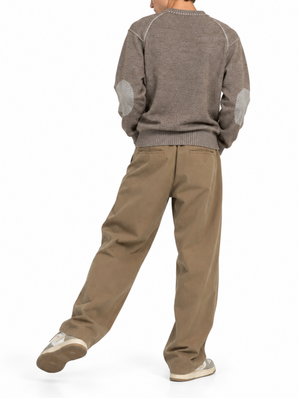 Maglia Block Eleven Tortora melange 01GENTILE TORTORA BLOCK ELEVEN 